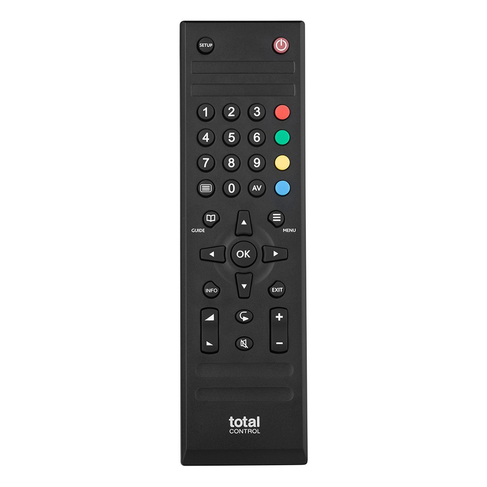 Total Control Total Control Universal Remote Control for TV | Black