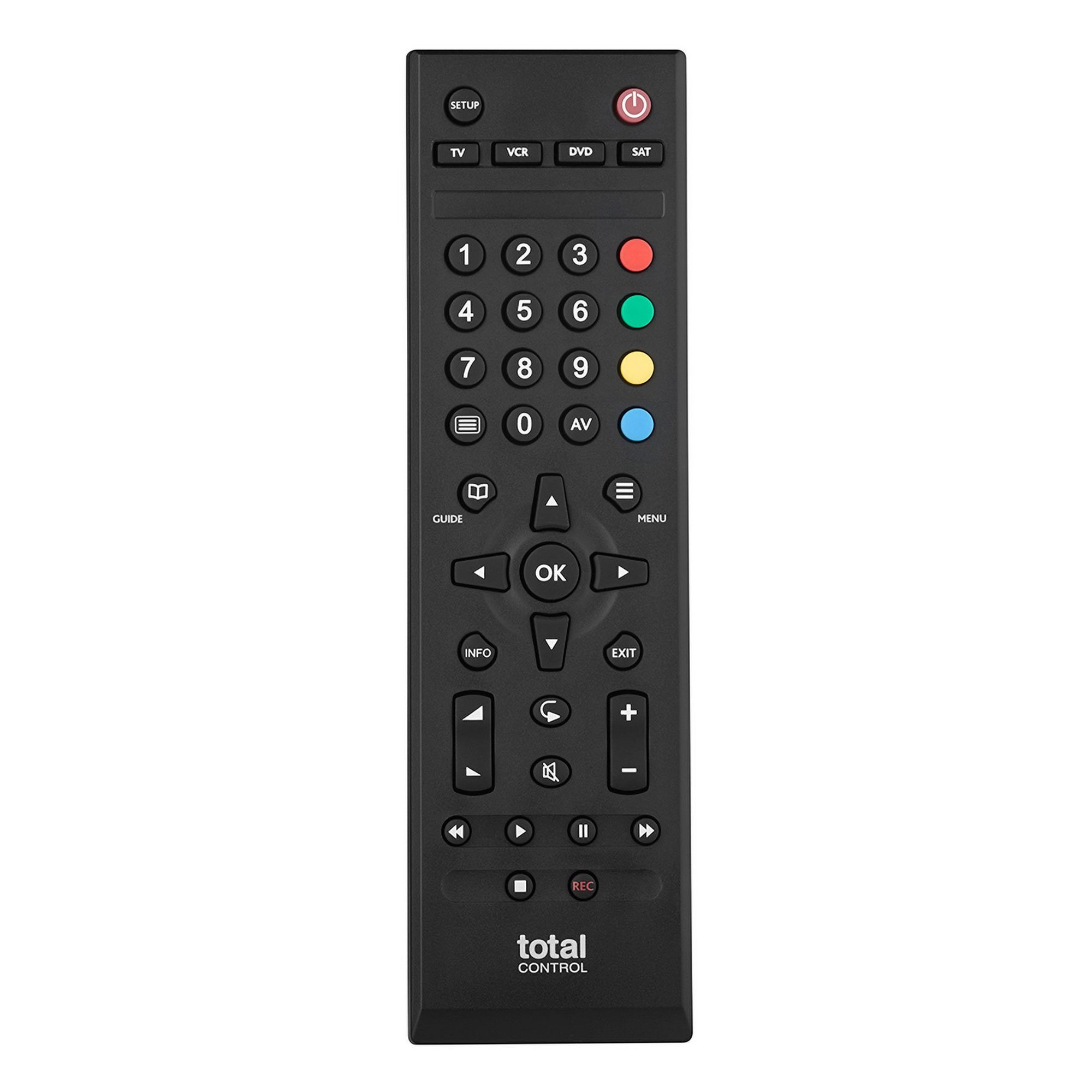 Total Control Total Control Universal 4 in 1 Remote Control | Black