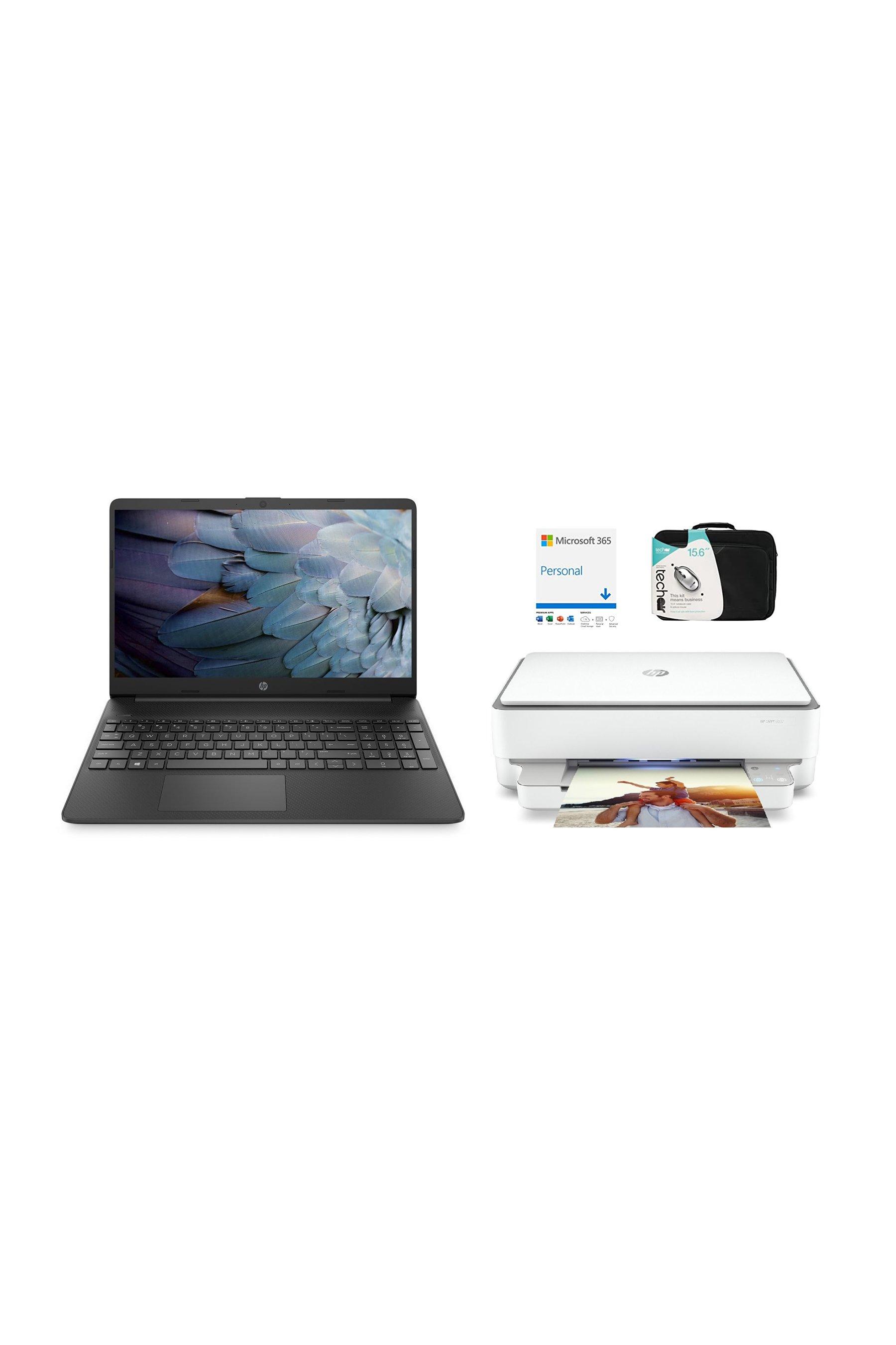 Hp 15s Eq1520sa 15 6 Inch Laptop Amd Athlon 128 Gb Ssd With Office 365 Pre Installed Case And Hp Printer Bundle Ace