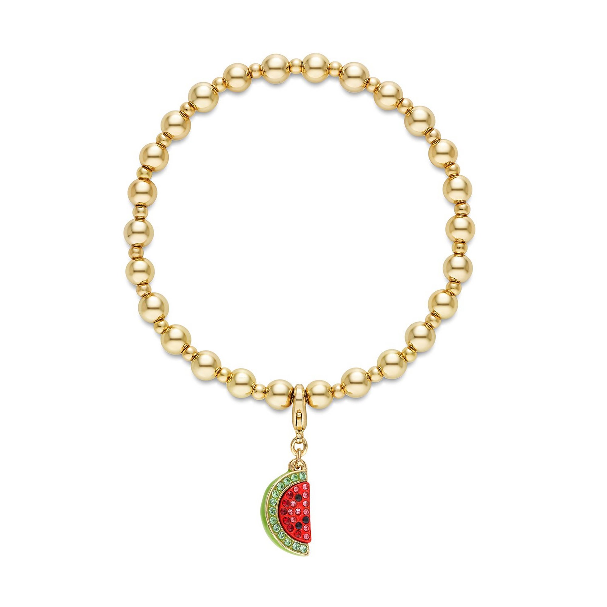 buckley london beaded watermelon charm bracelet