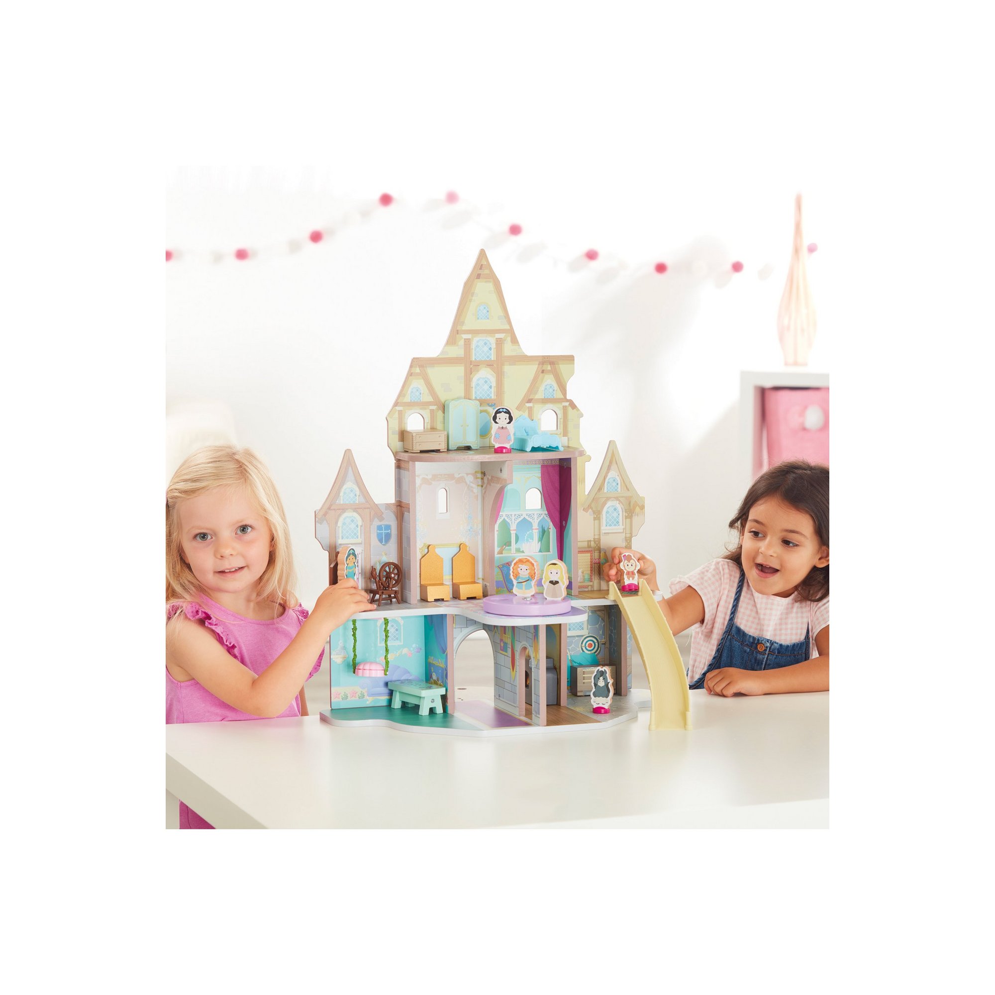 Disney Princess Wooden Royal Enchanted Castle Playset
