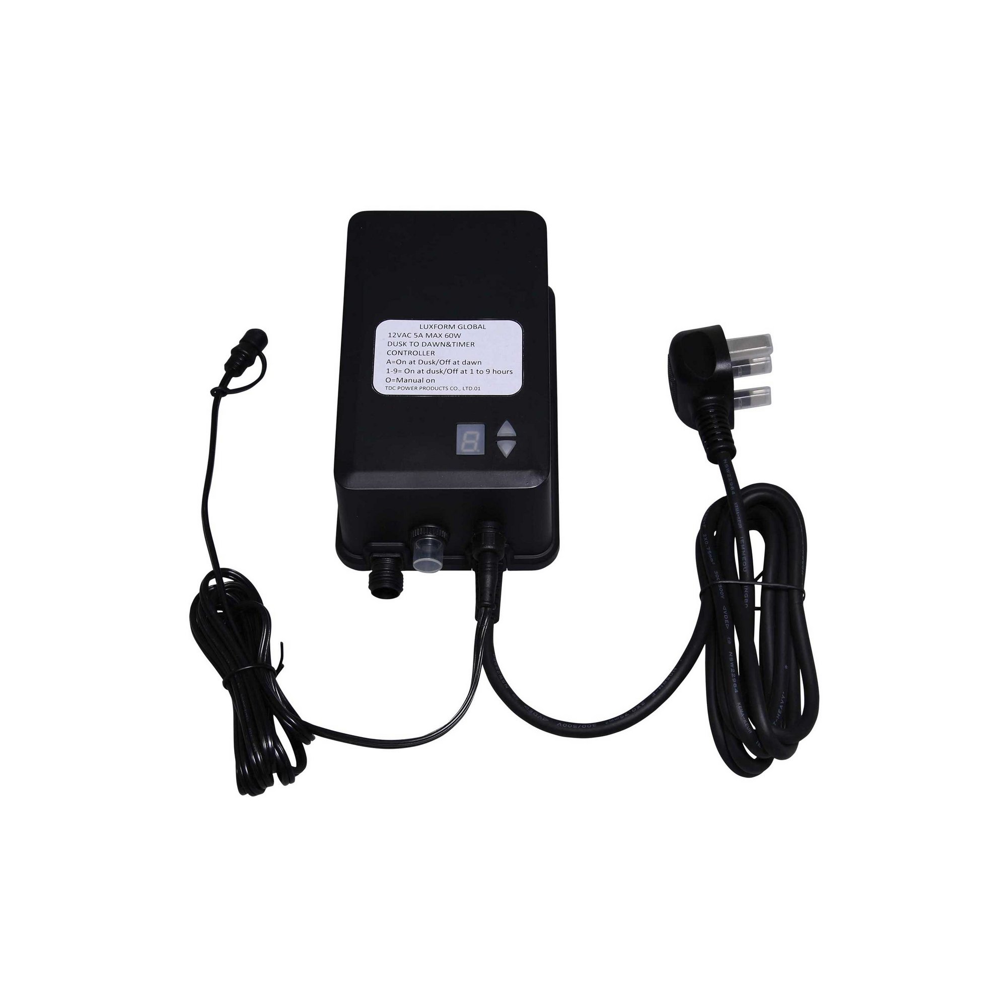 Image of Luxform Lighting 60W Transformer with Sensor and Timer