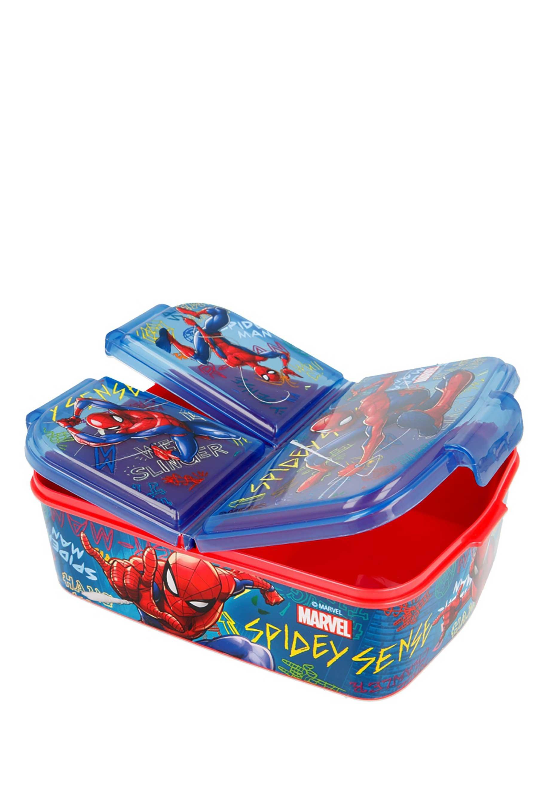 STOR Multi Compartment Spiderman Graffiti Sandwich Box