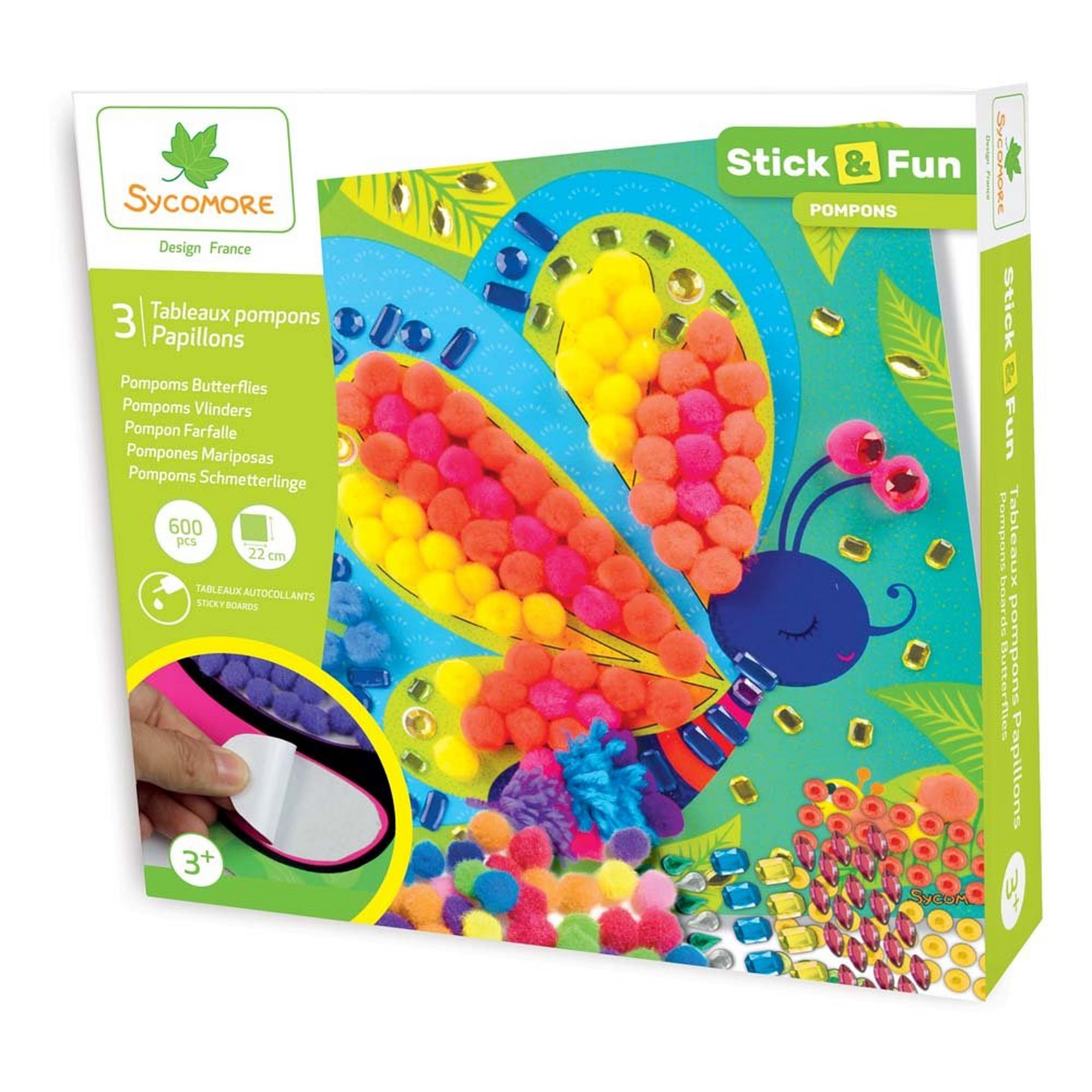 Sycomore Butterfly Pompom Art Set