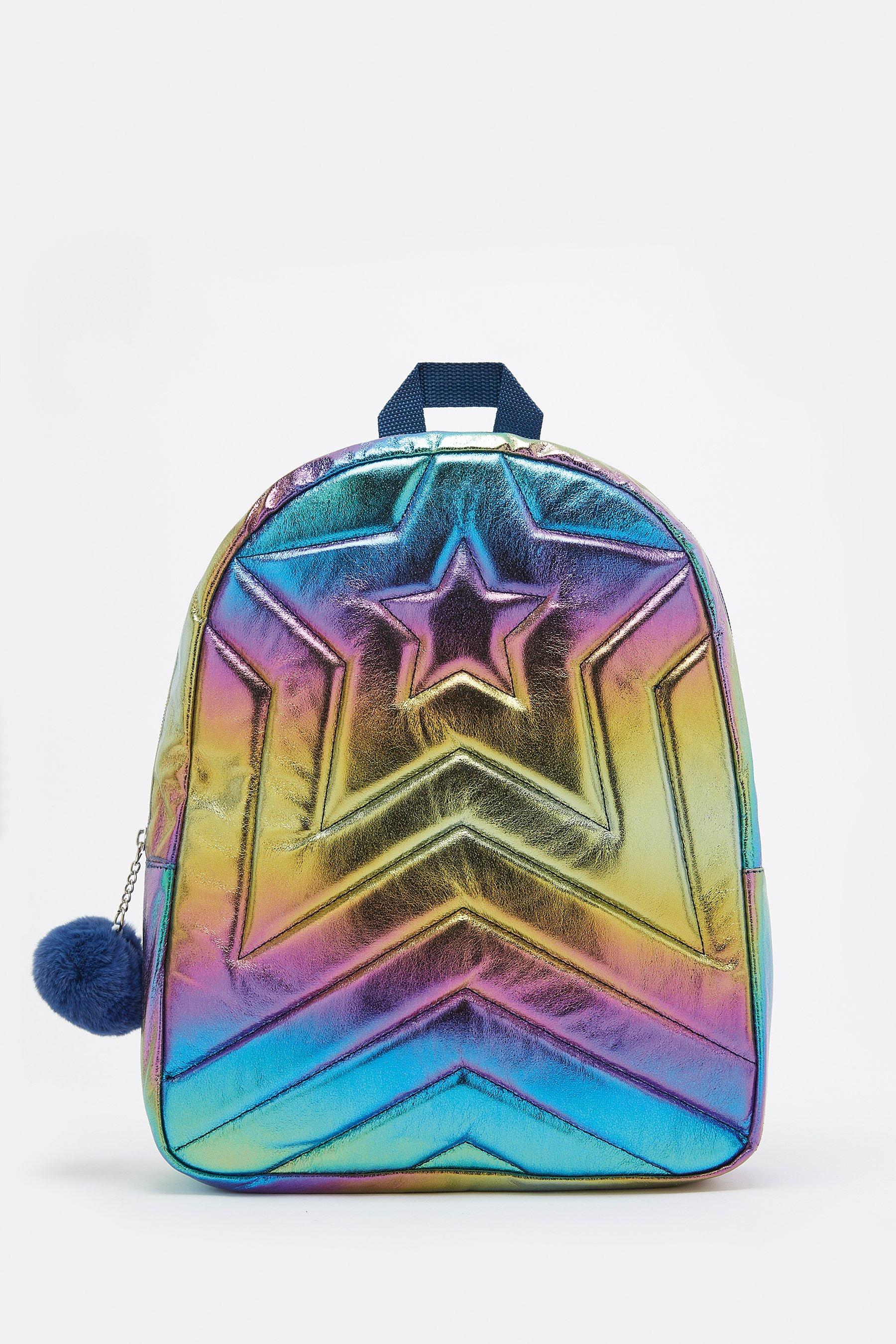 iridescent backpack