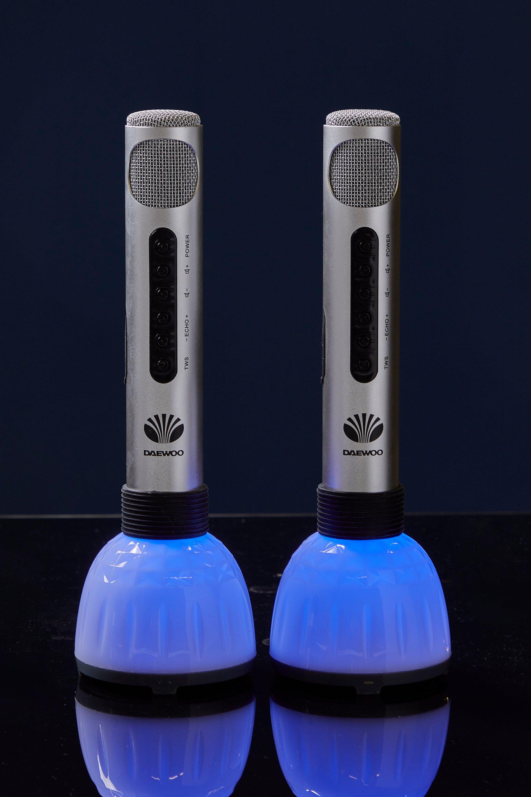 Daewoo Pair of Bluetooth Karaoke Microphones | Studio