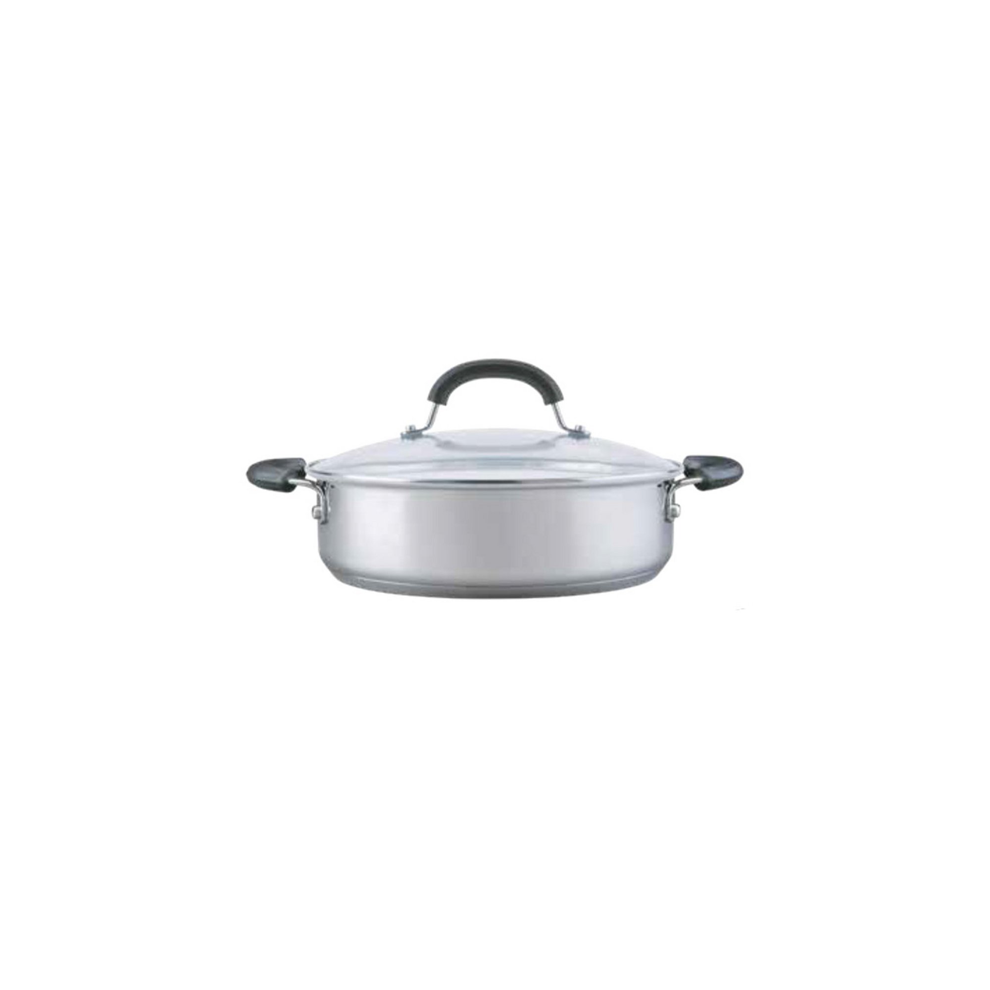 Circulon Total Stainless Steel 24cm Shallow Casserole Dish