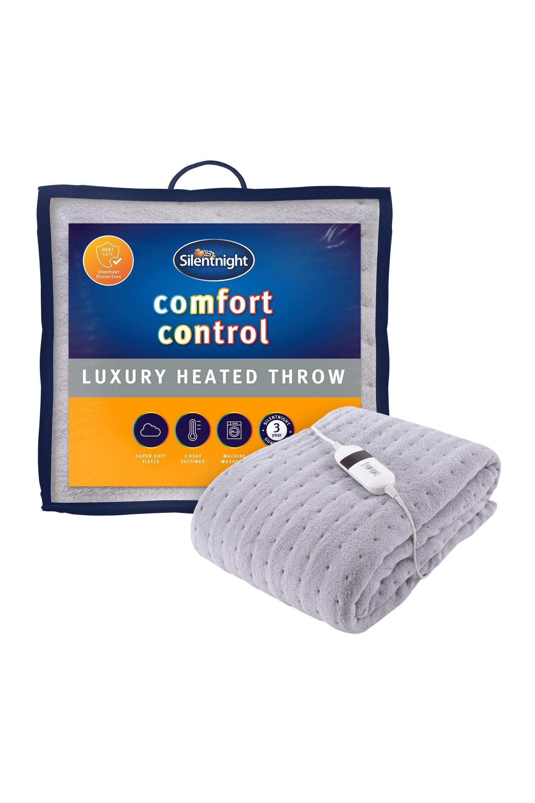 Comfort Control Teddy Fleece Heated Blanket