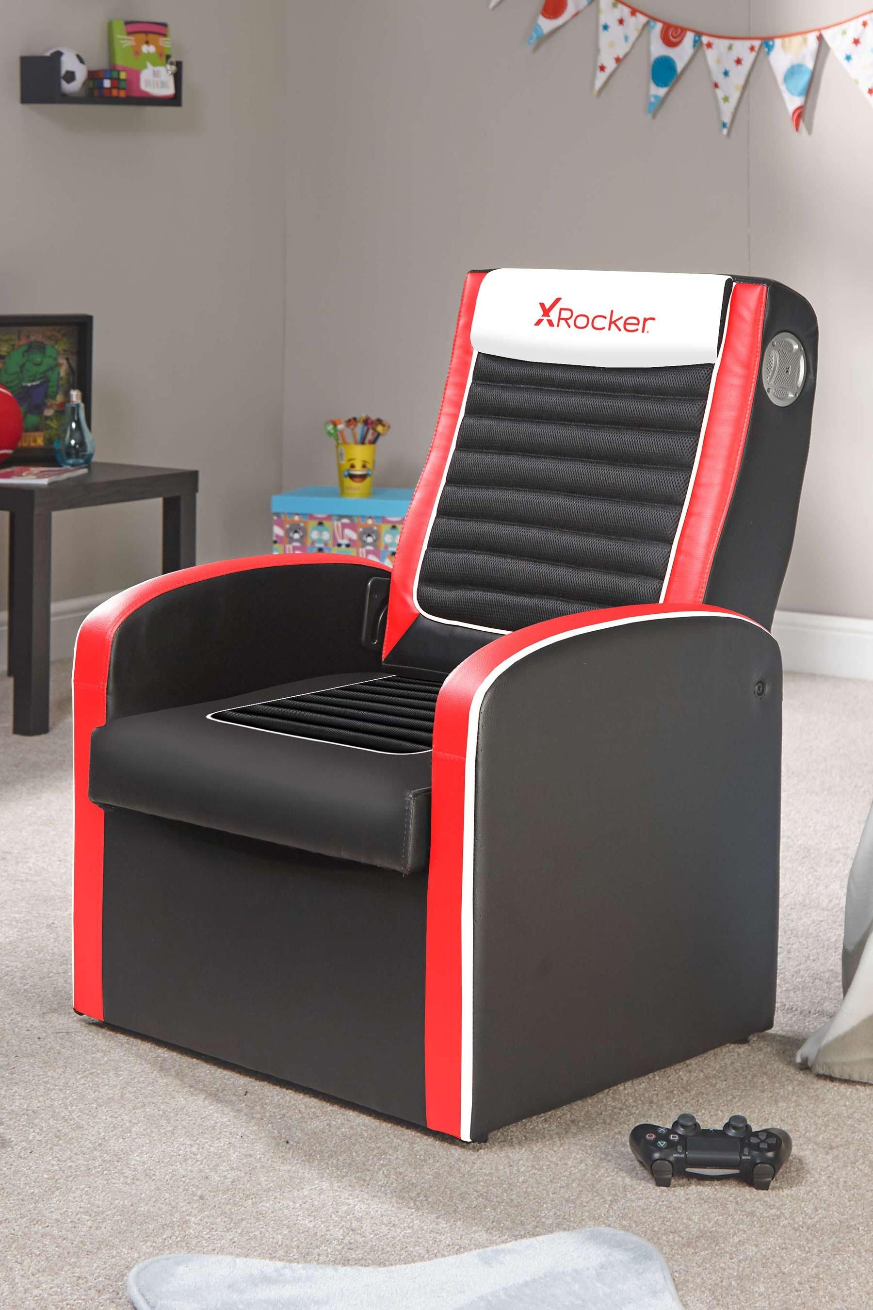 x rocker evora 21 wireless gaming chair black red X rocker evora 21