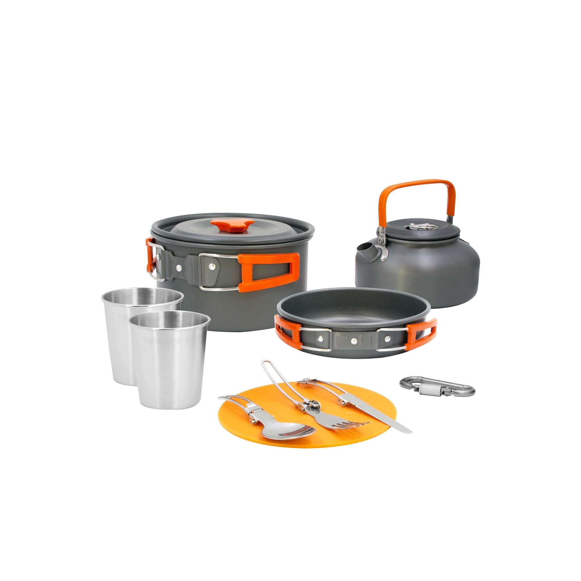 Image of 11-Piece Aluminium Camping Cookware Kit