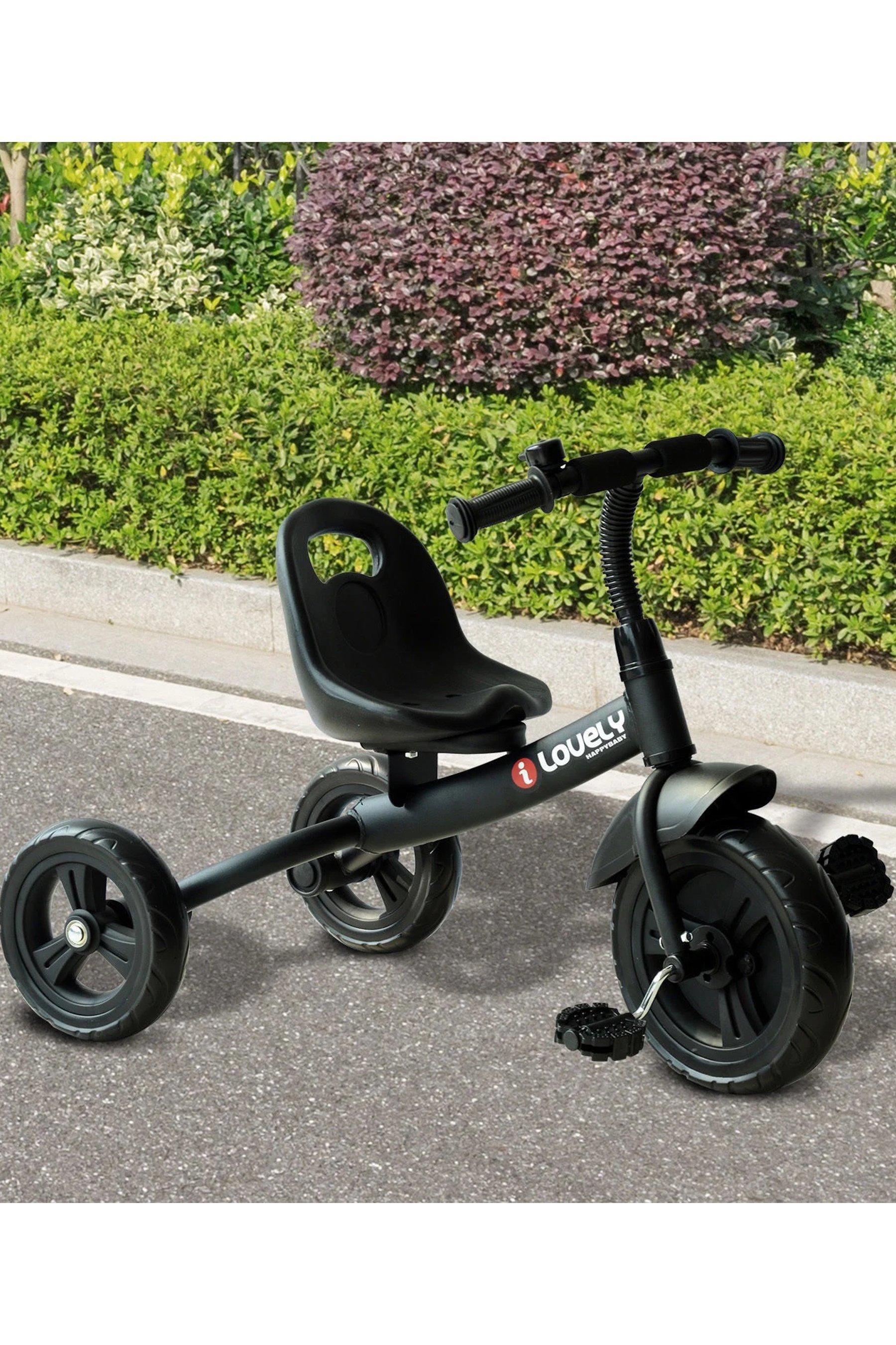 HOMCOM Toddler 3 Wheel Black Plastic 