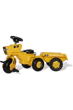 CAT Trio Tractor with Electronic Steering Wheel and Trailer