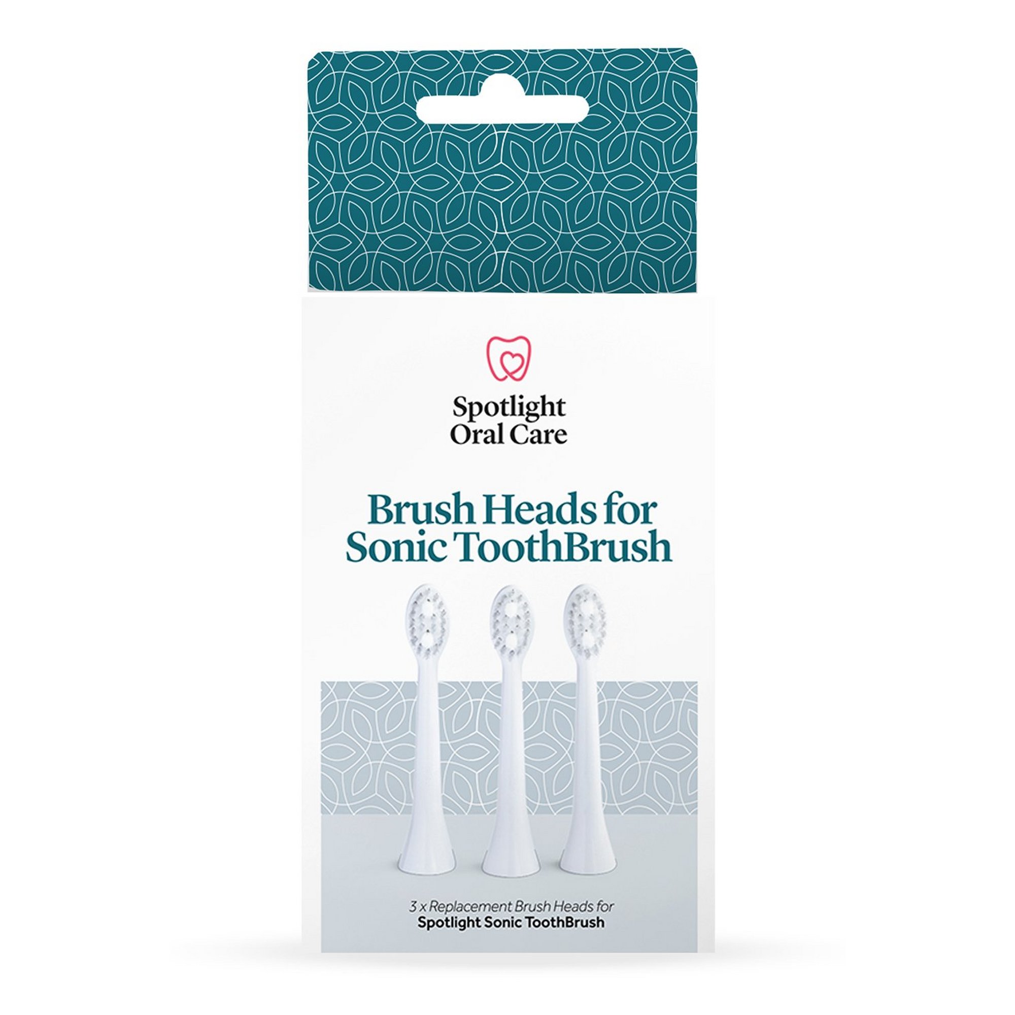 Spotlight Oral Care Spotlight Oral Care Sonic Toothbrush Replacement Heads | White