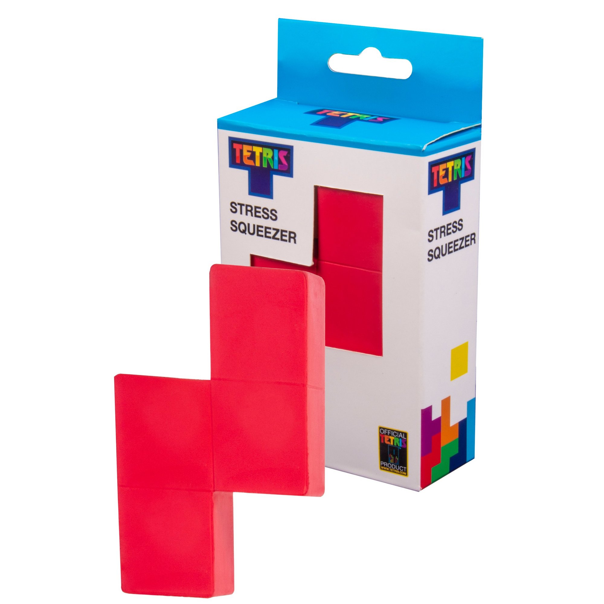 Tetris Red S-Shape Stress Squeezer