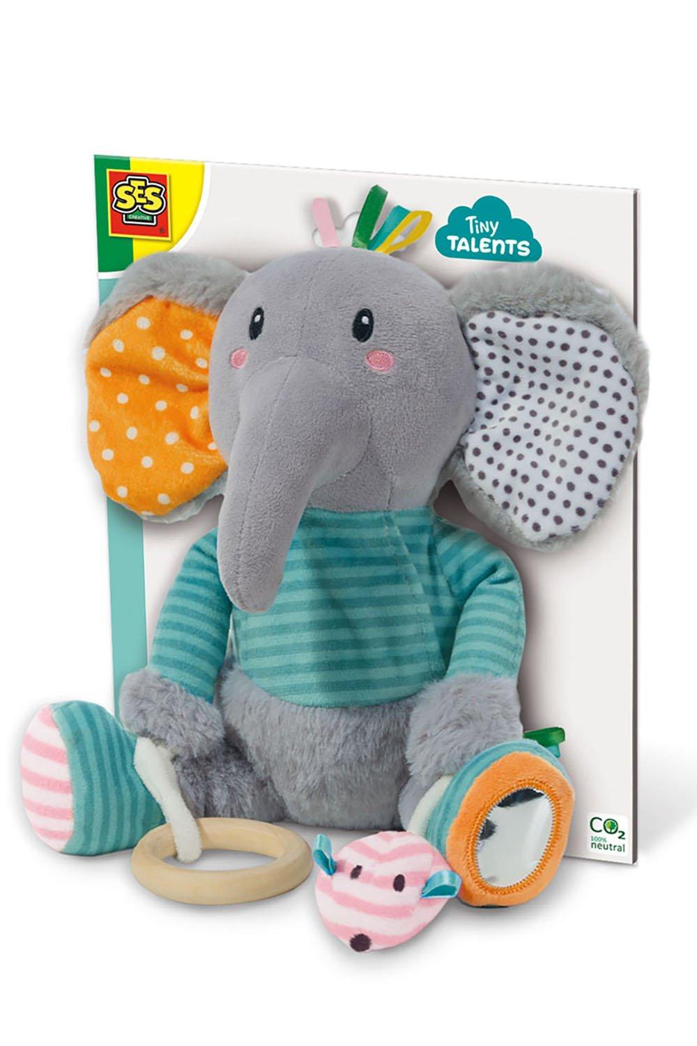 SES Creative Tiny Talents Olfi Sensory Elephant Toy – Cotton