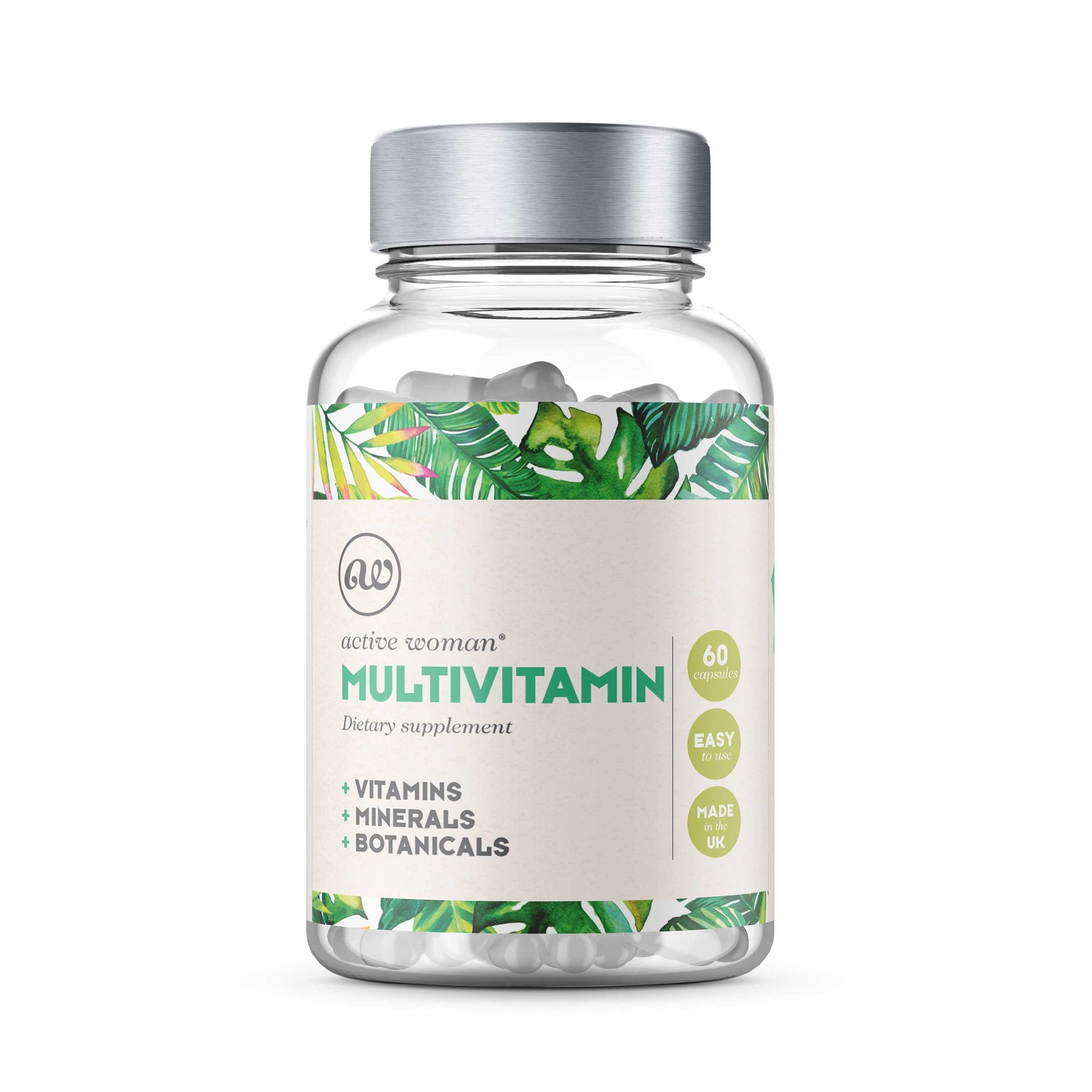 Active Woman Multivitamin and Botanicals 60 Capsules