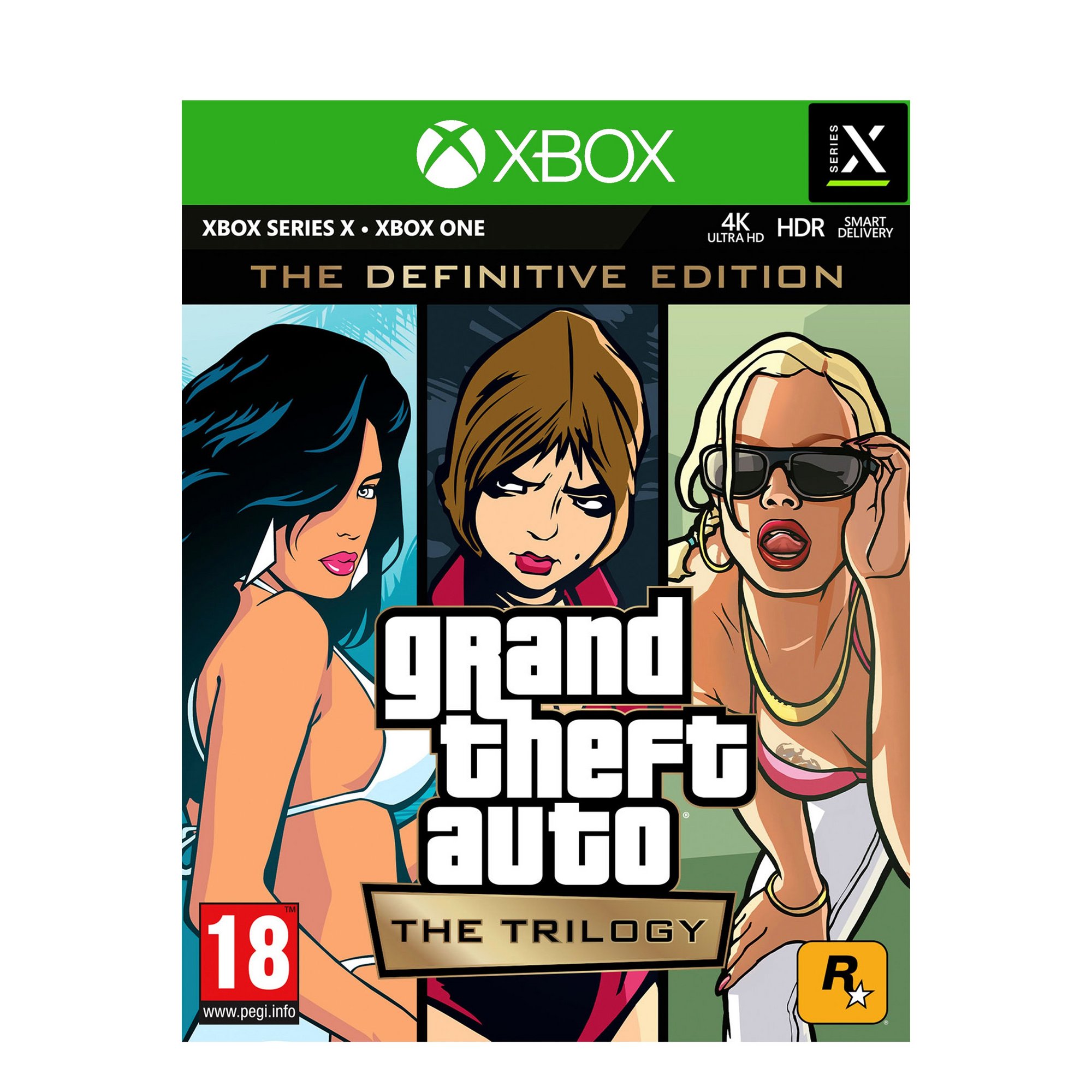 Microsoft Xbox One/Xbox Series X: Grand Theft Auto: The Trilogy - Definitive Edition