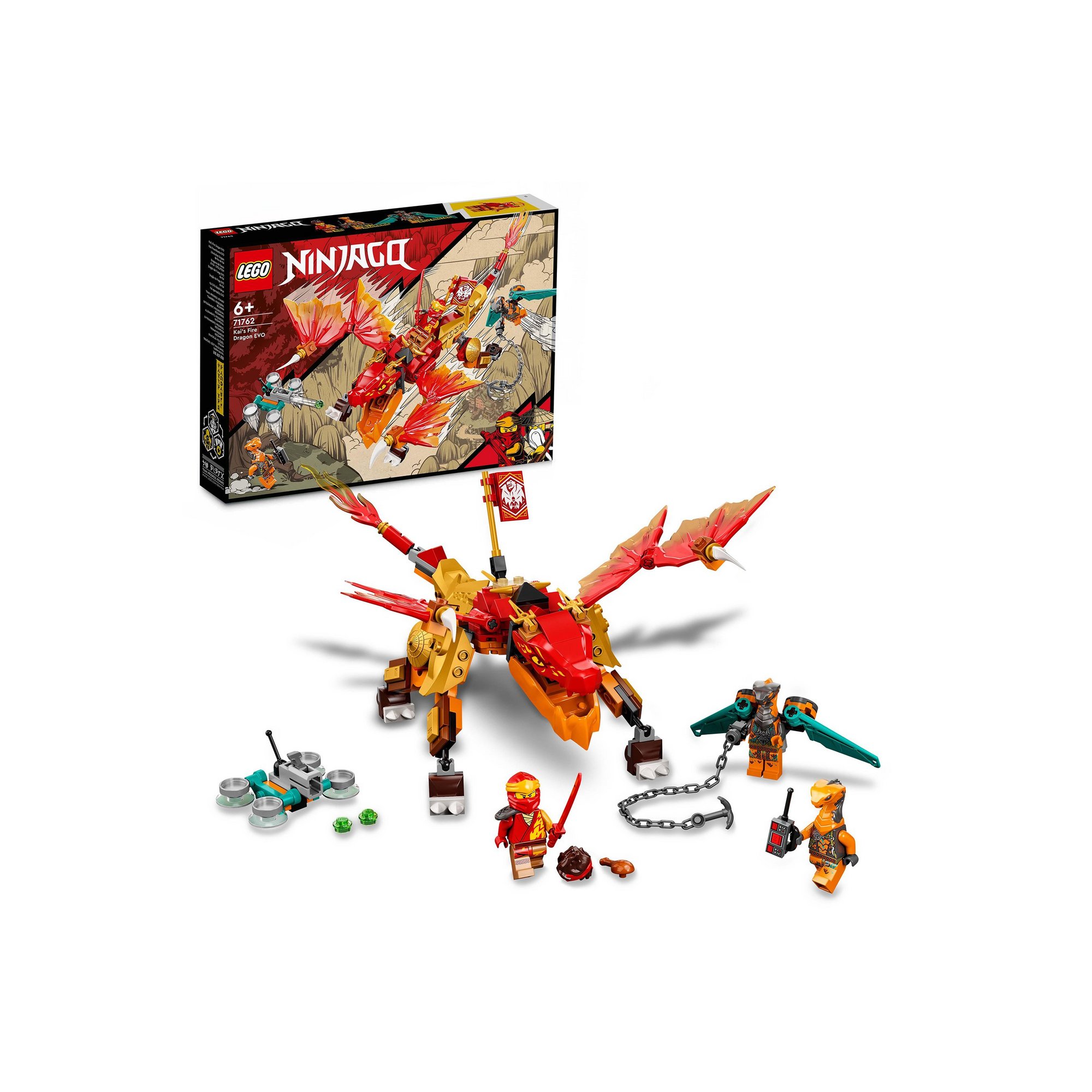 LEGO NINJAGO Kais Fire Dragon EVO Toy 71762