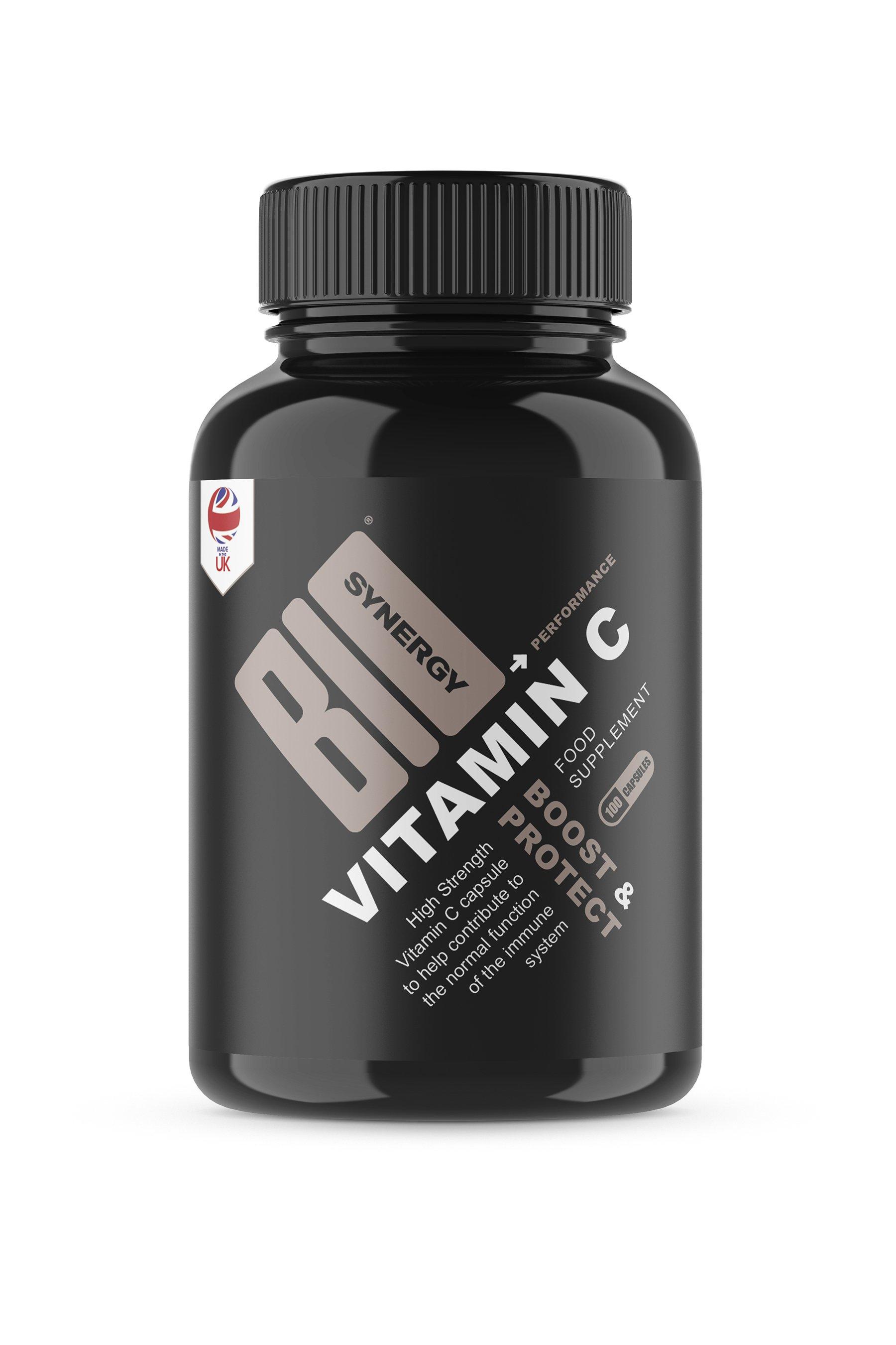 bio-synergy vegan vitamin c 100 capsules - white