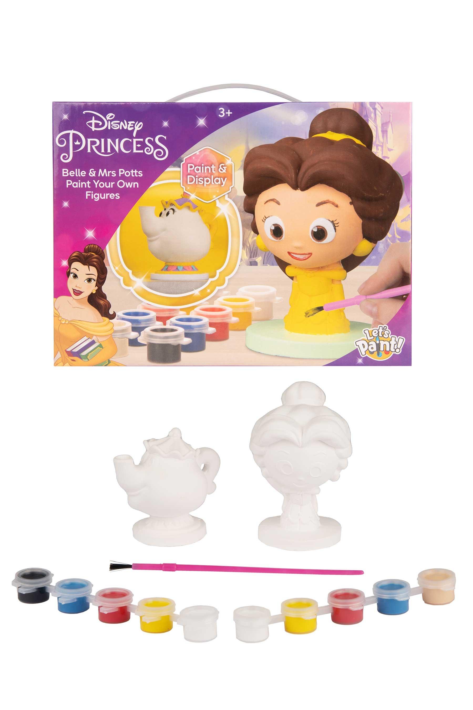 disney princess paint your own belle and mrs potts