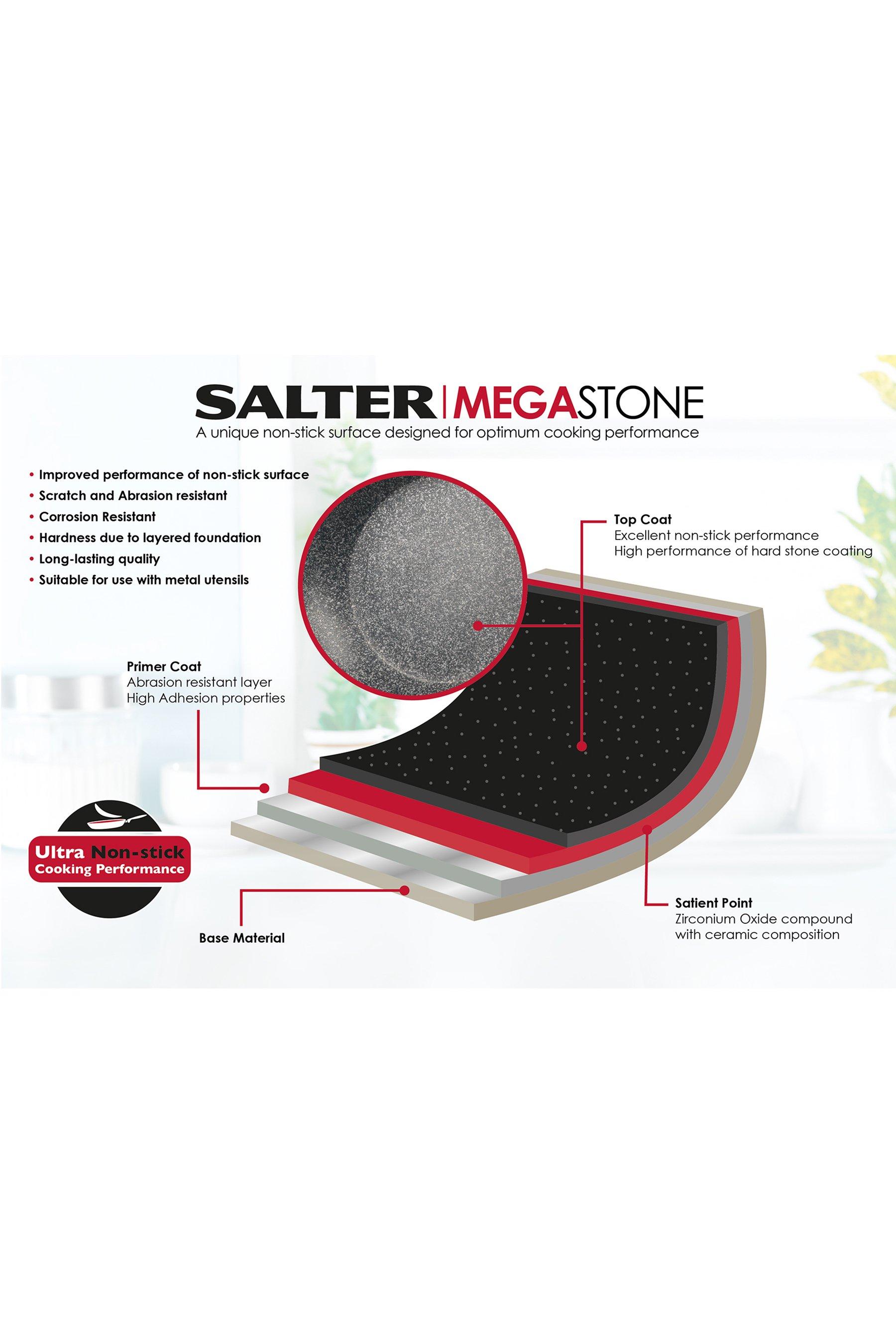 Salter Megastone Thermo Collar 30cm Frying Pan - Home Store + More