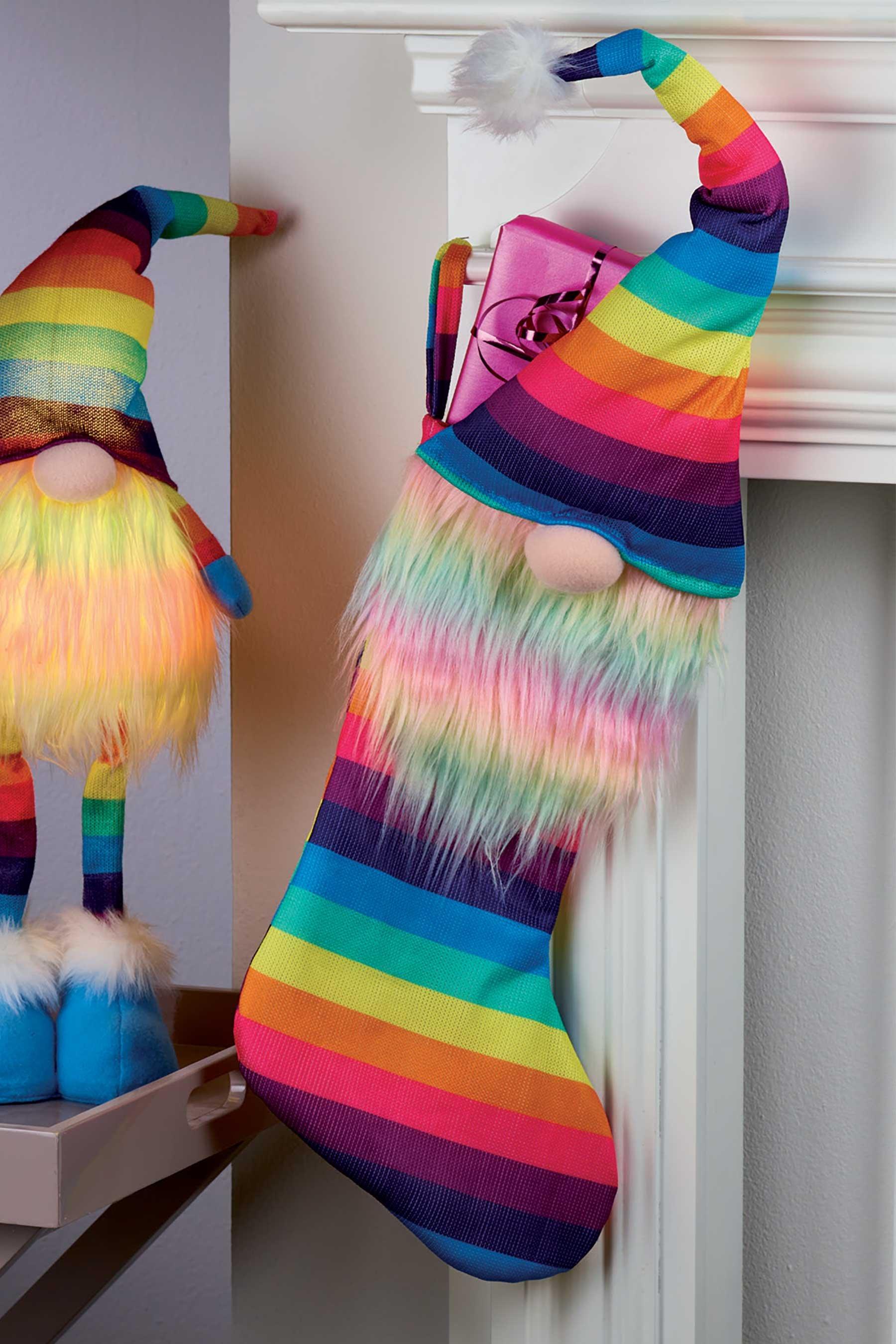 Rainbow Gonk Stocking
