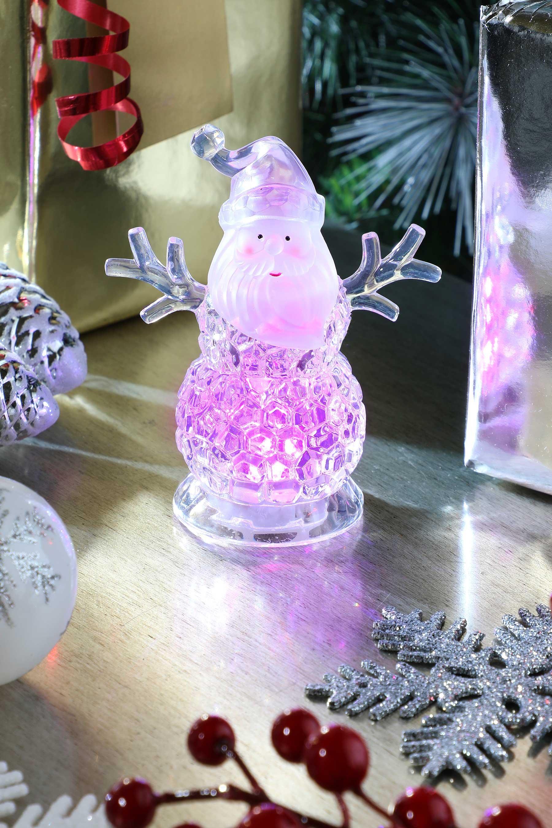 mini led santa decoration