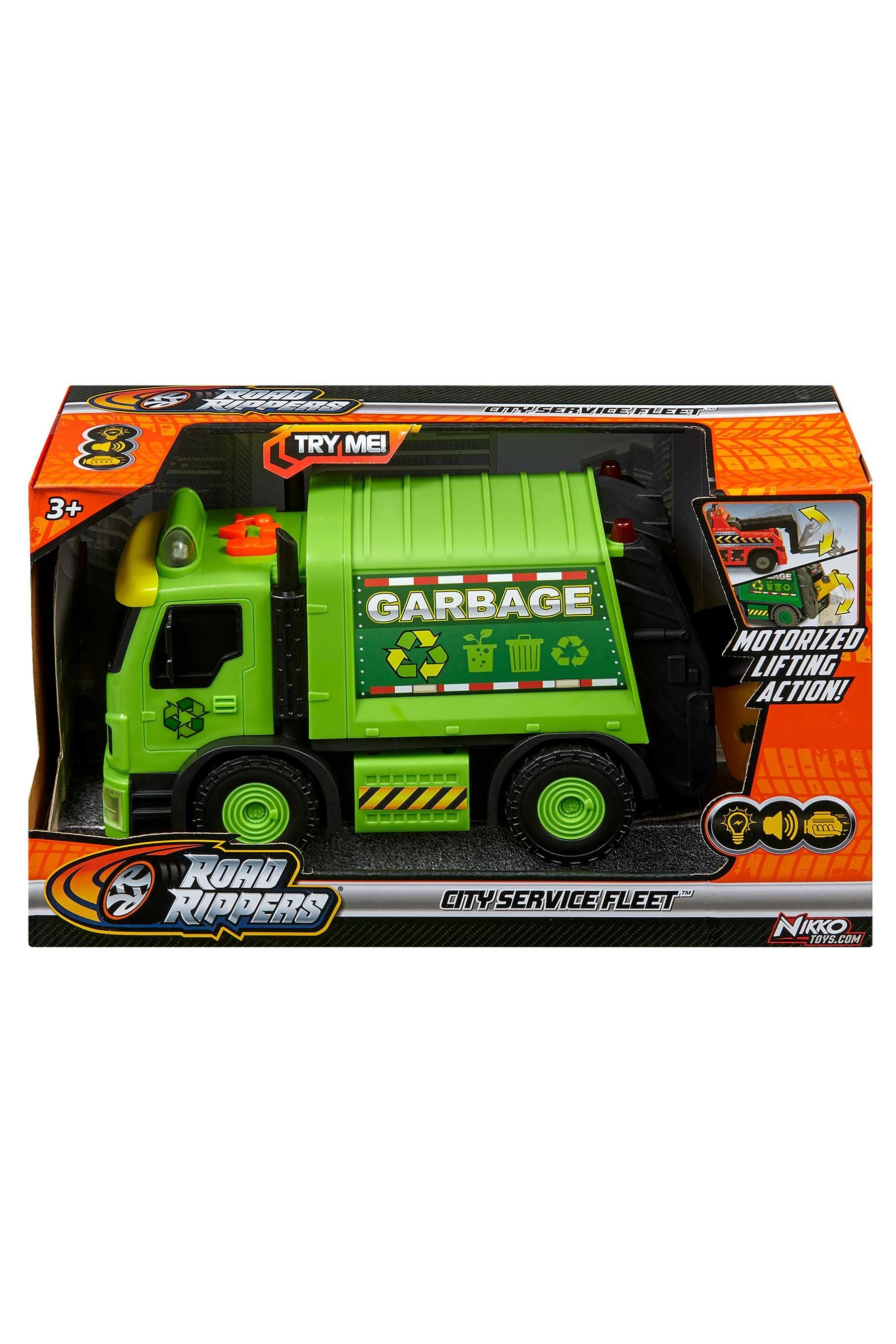 city service garbage truck toy