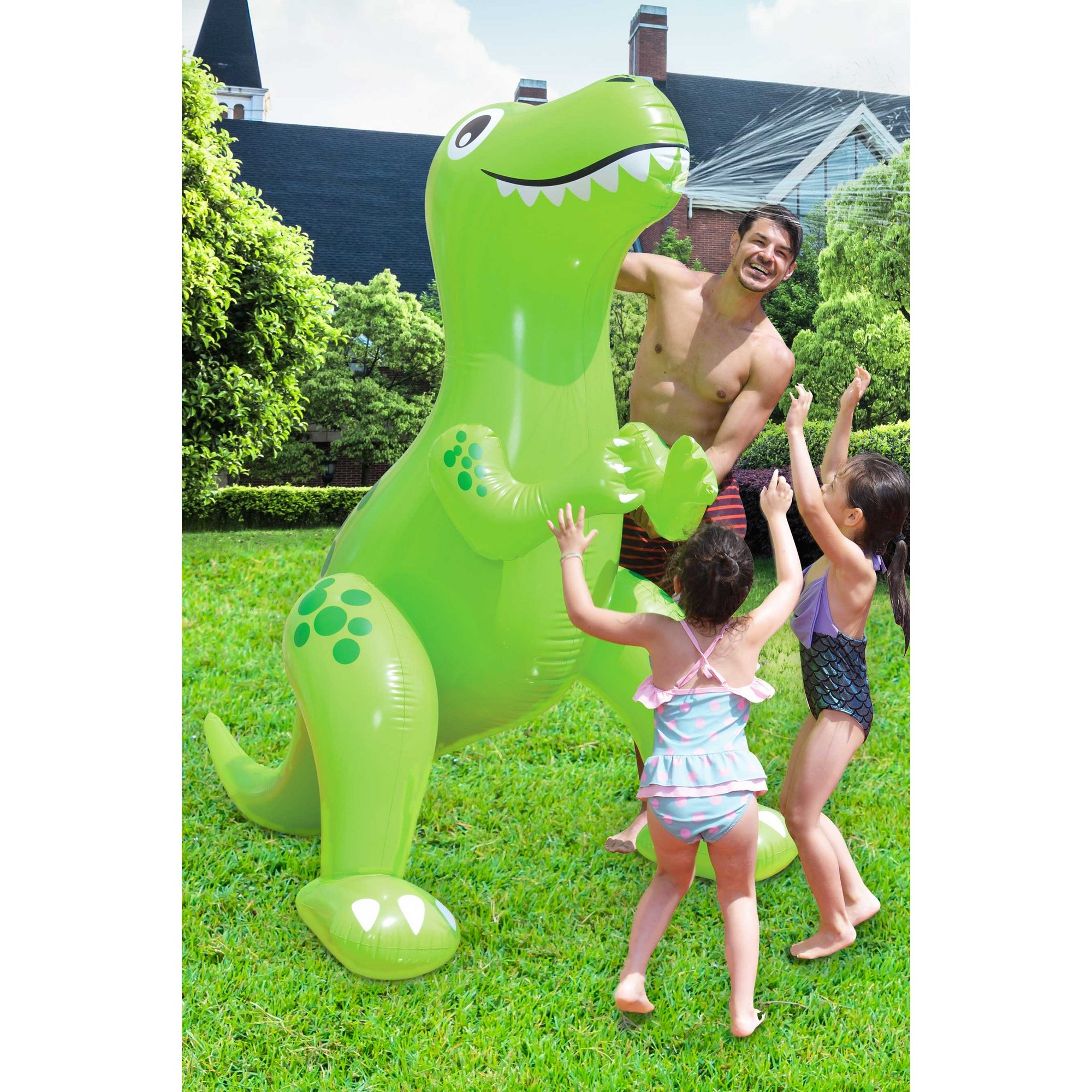 Sun Club Inflatable Dinosaur Water Sprayer