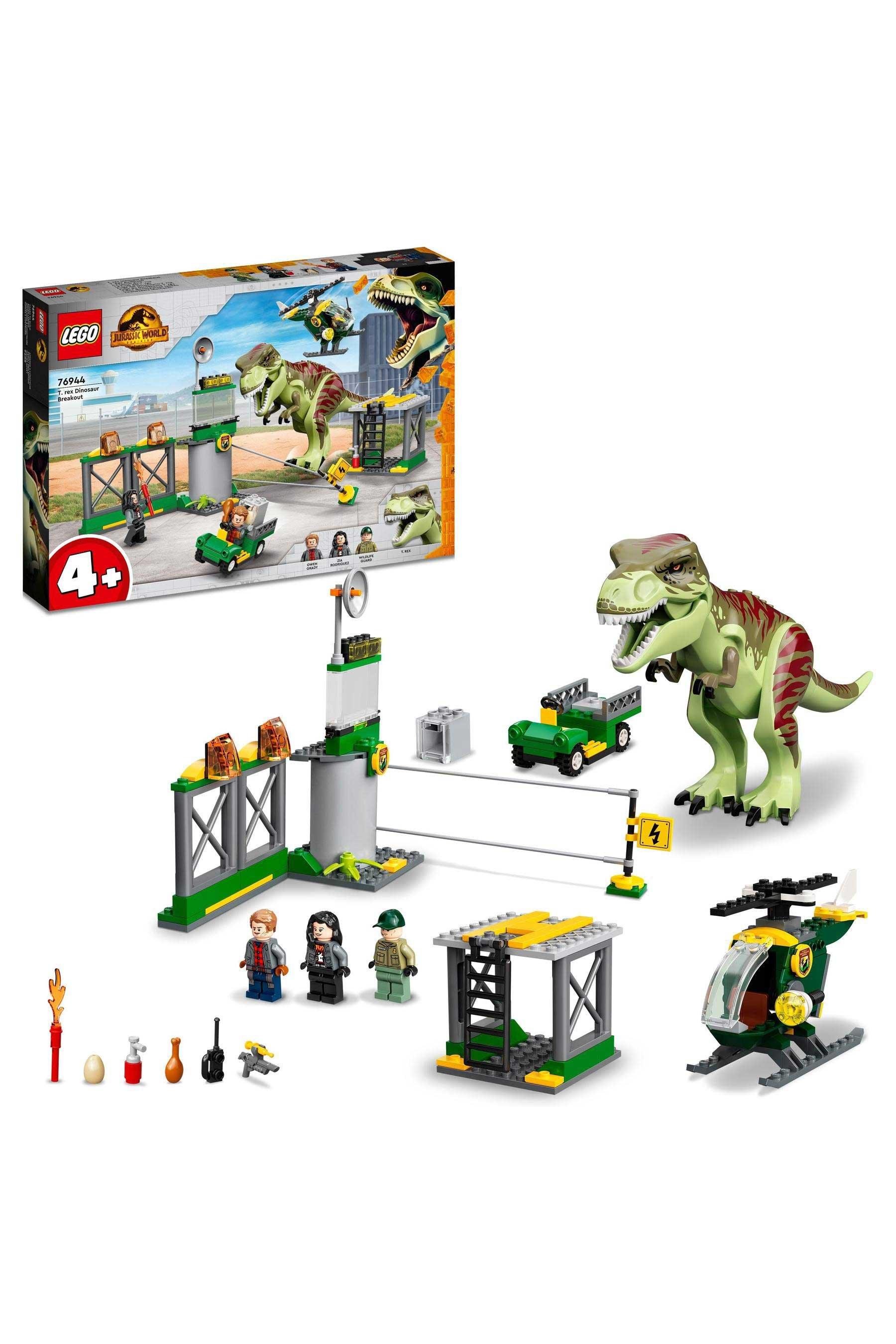 Lego Jurassic World T. Rex Dinosaur Breakout Set 76944 | LEGO Jurassic