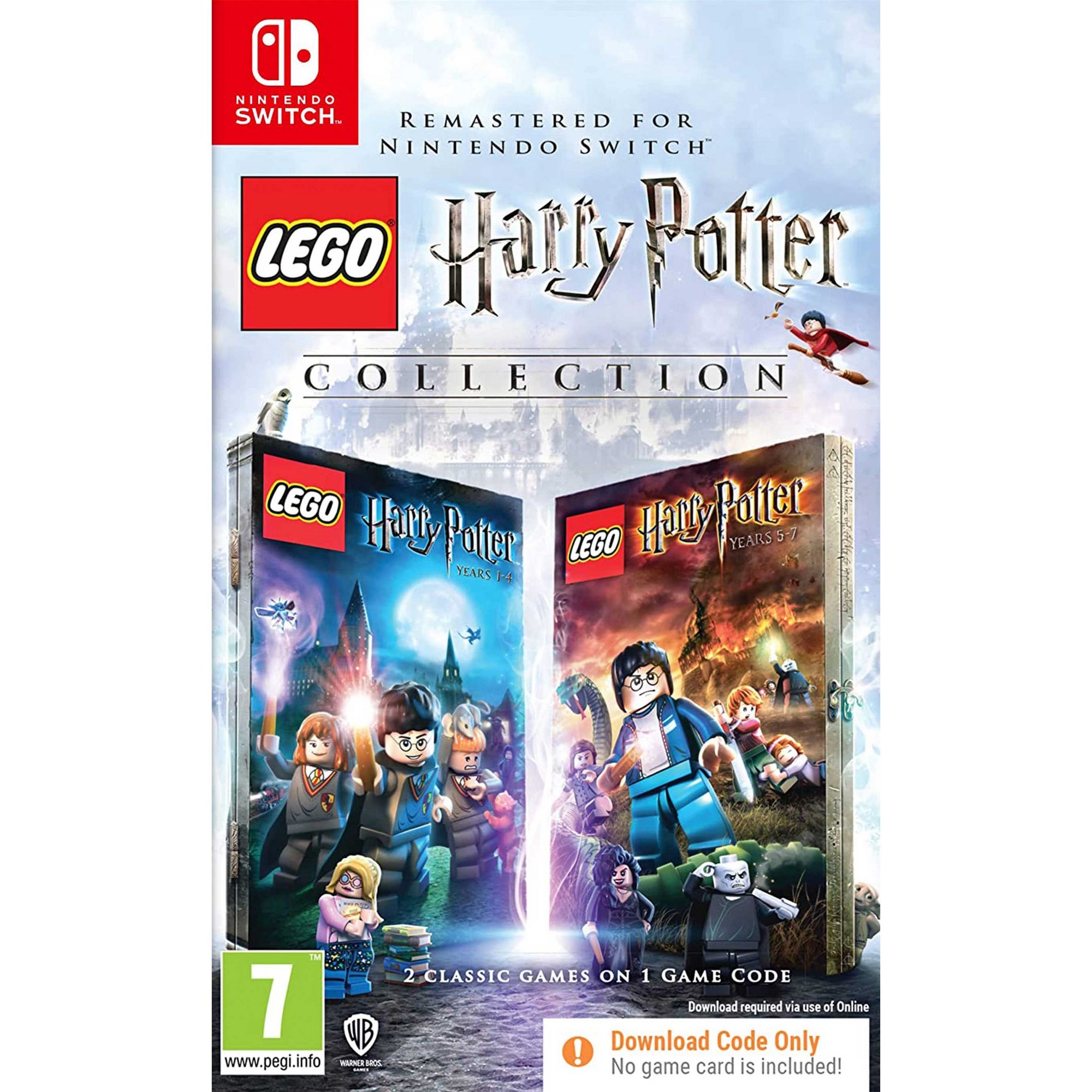 Nintendo Switch: Lego Harry Potter Collection Download Code and Case