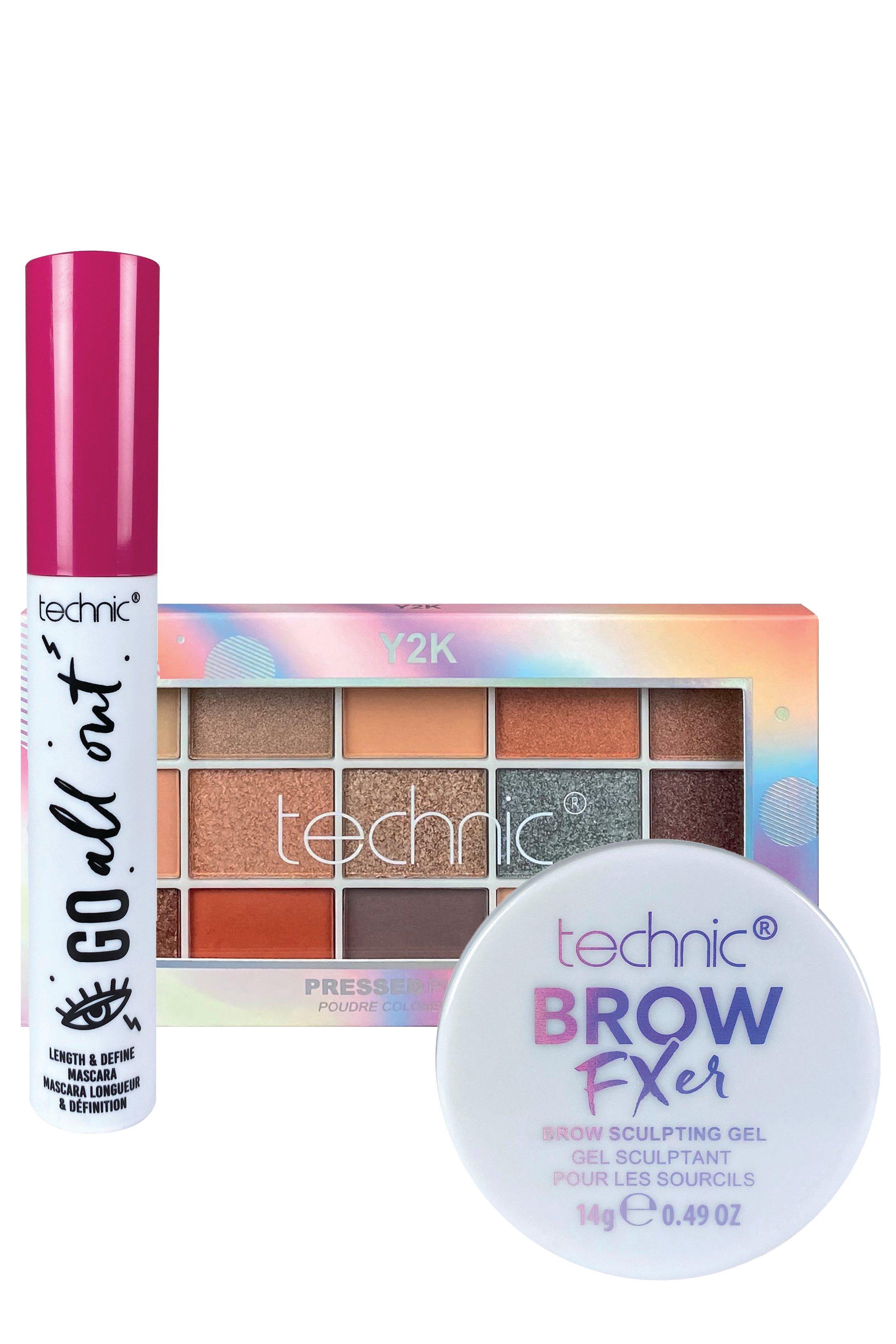 Technic Summer Eyeshadow&#44 Mascara And Brow Fxer Set