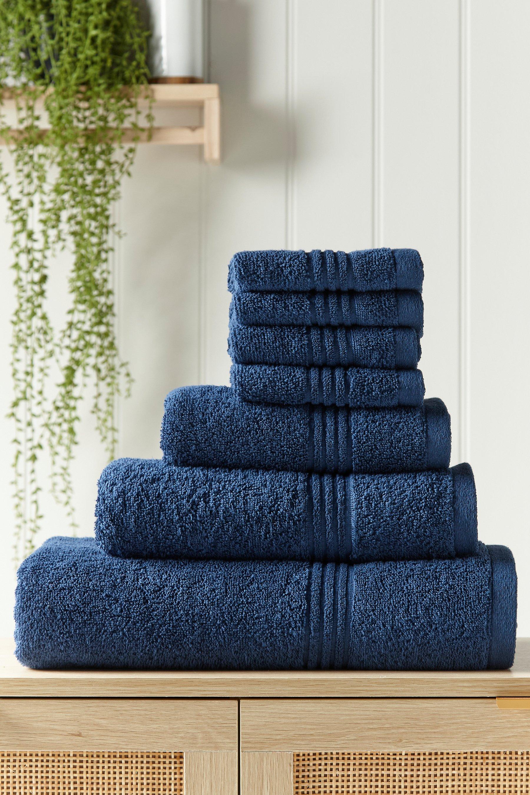 Navy Blue Egyptian Cotton Towel