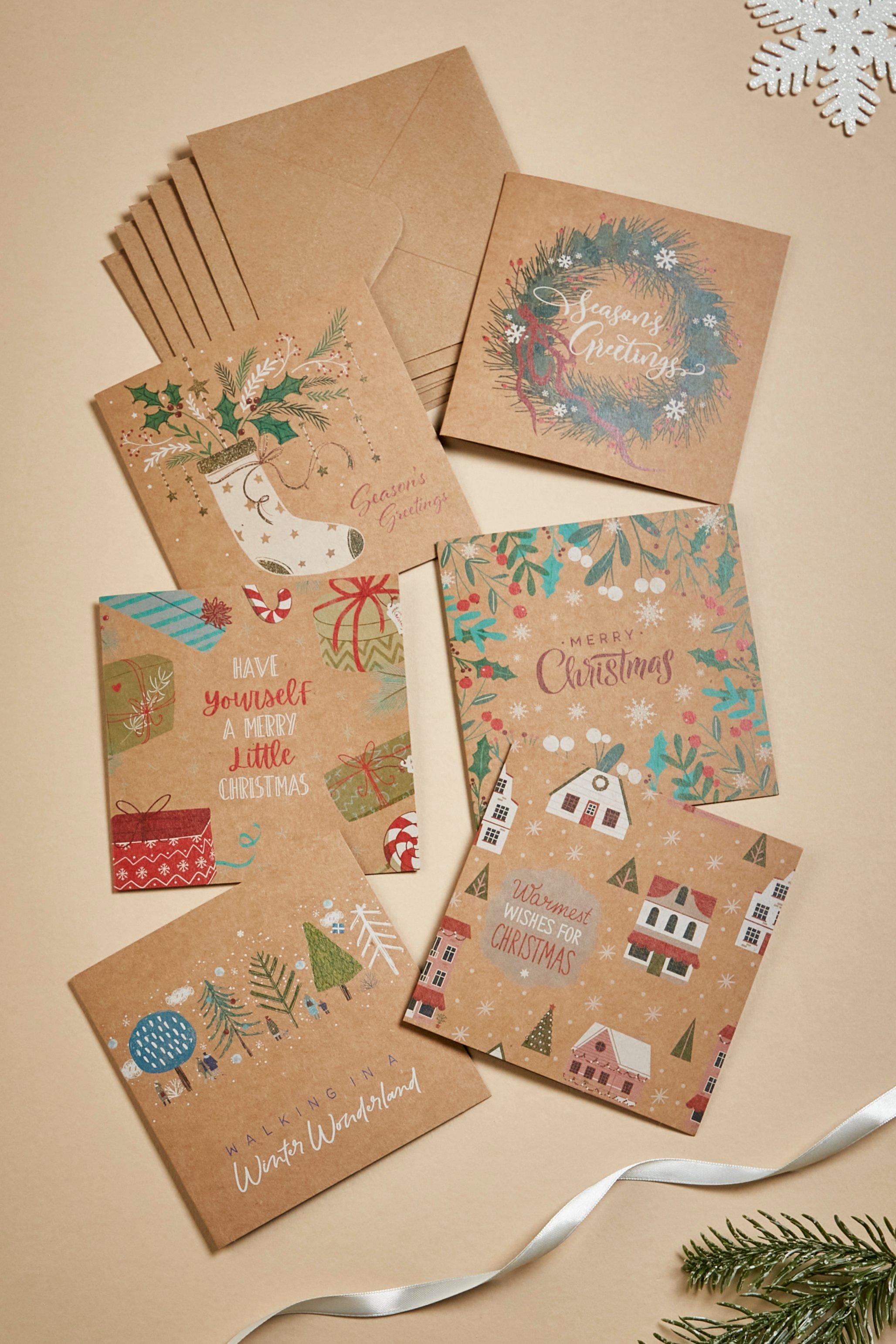 30 Inch Kraft Bumper Christmas Cards