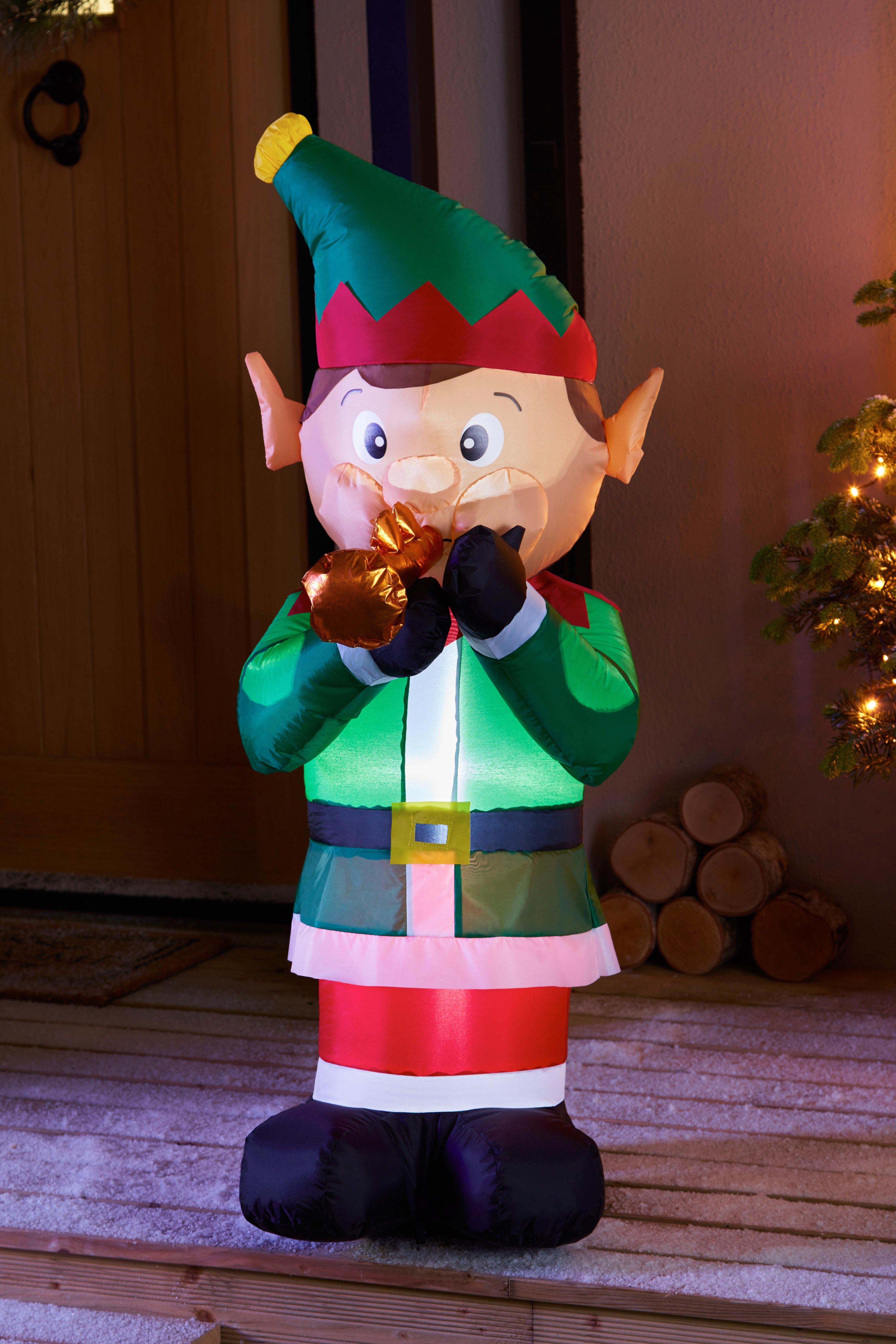 4ft Christmas Inflatable Elf
