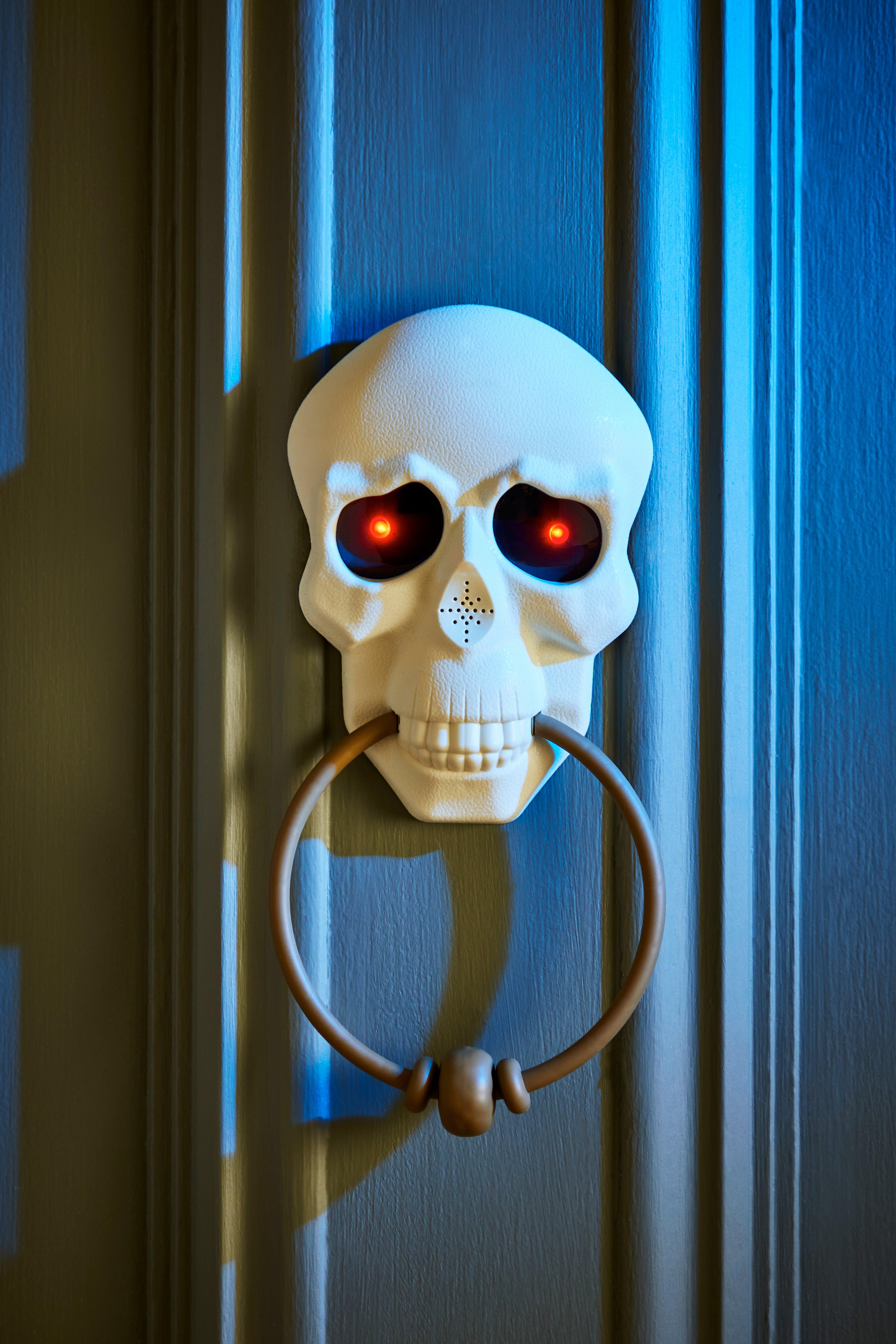 Halloween Skull Doorbell with Voice Functions
