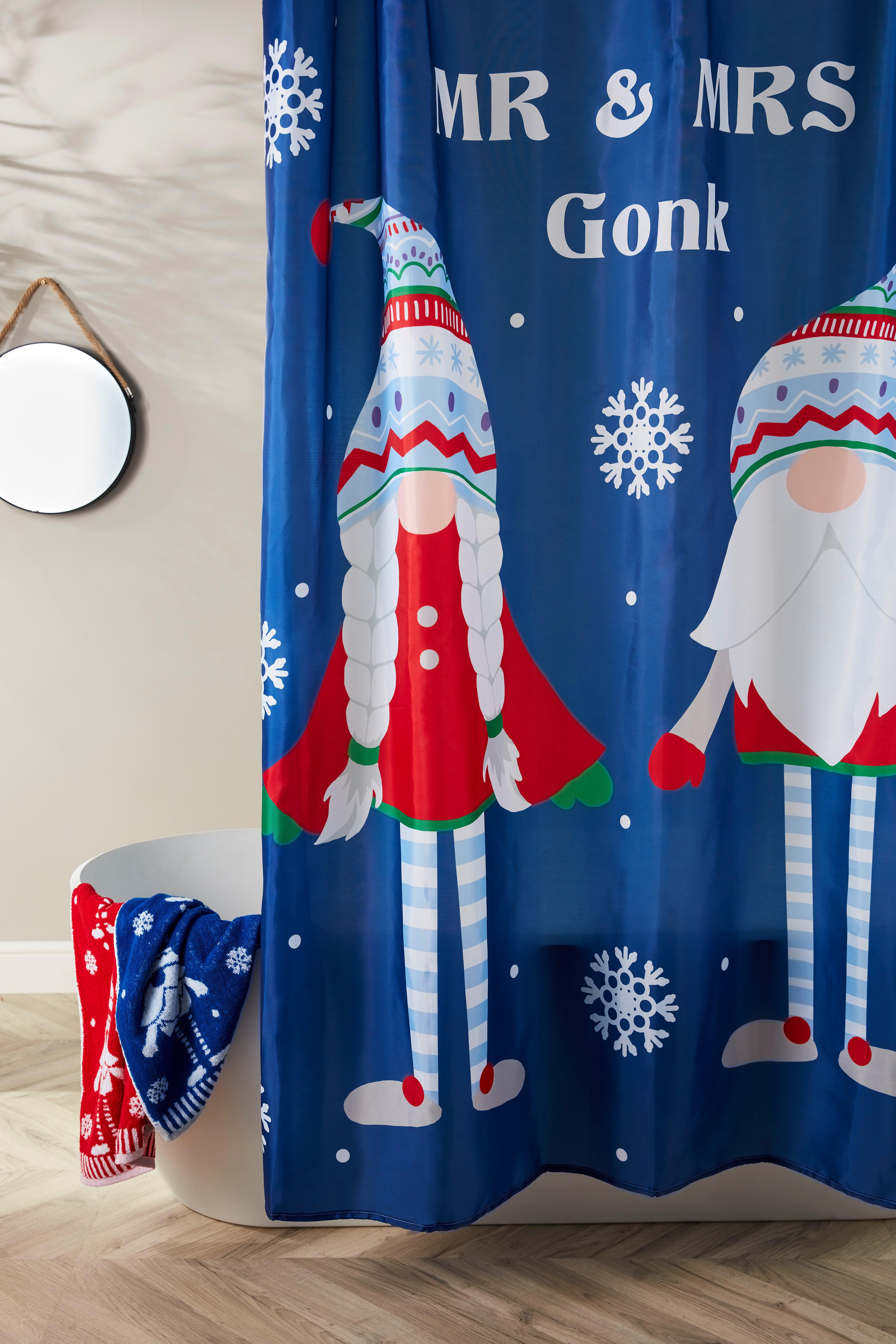 Mr and Mrs Gonk Shower Curtain
