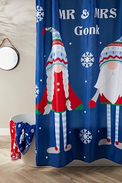 Mr and Mrs Gonk Shower Curtain
