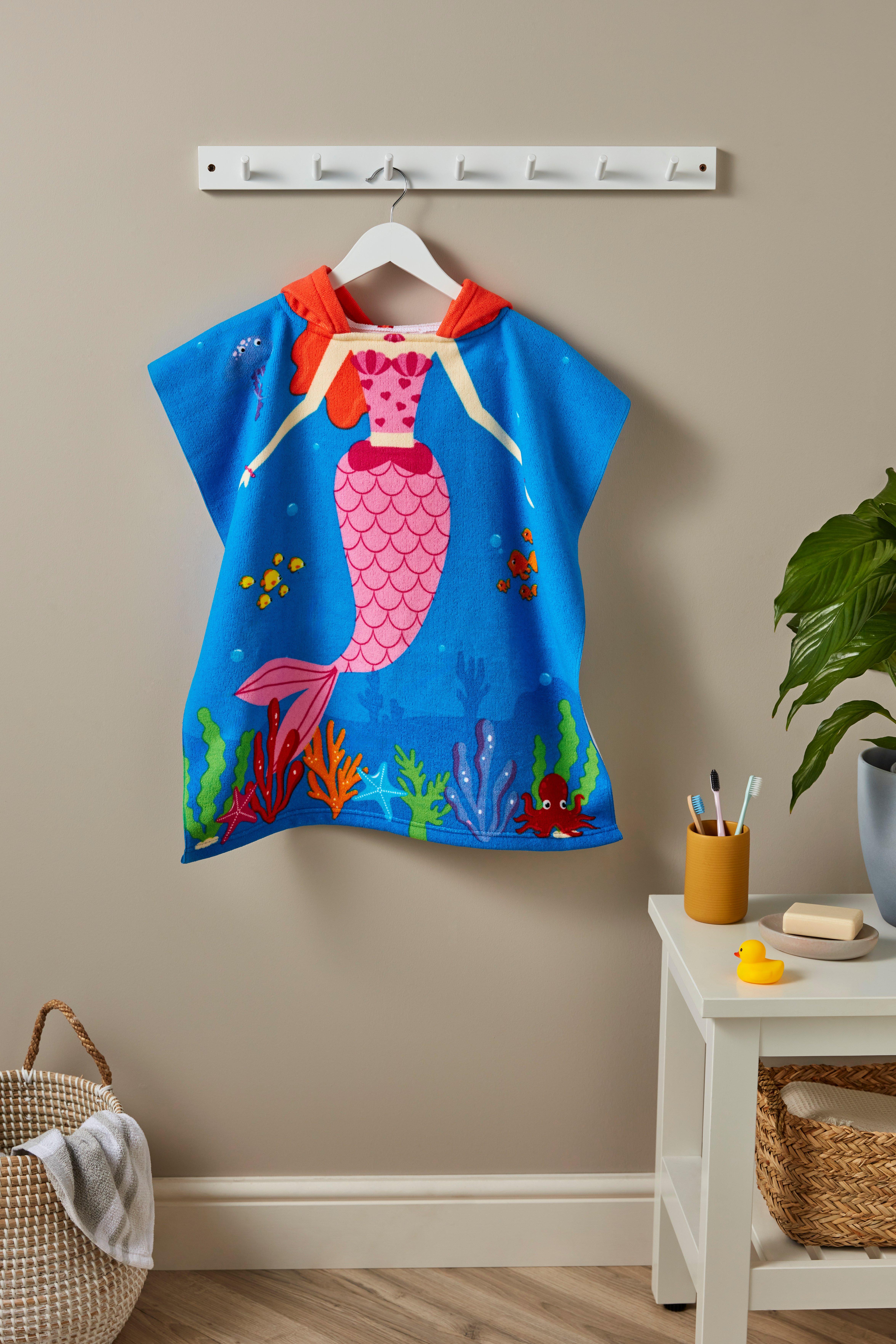 Homelife Mermaid Childrens Poncho