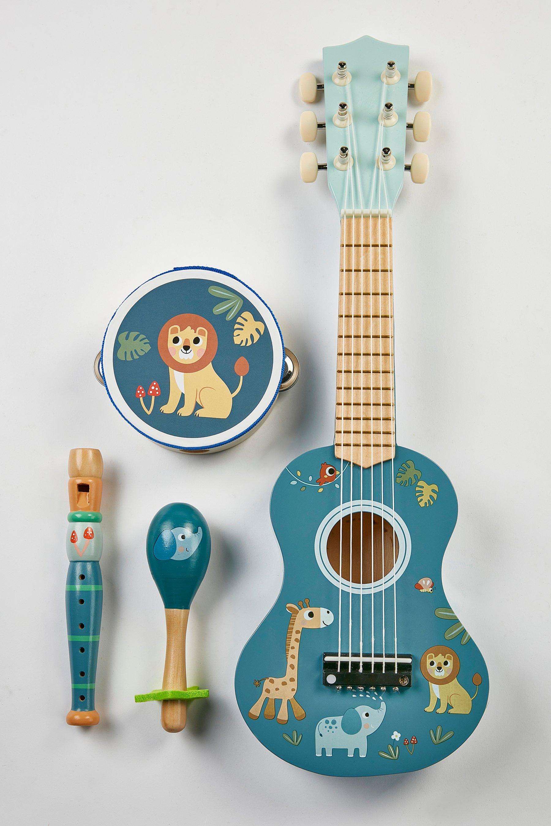 Toylife Wooden Jungle Musical Instrument Set