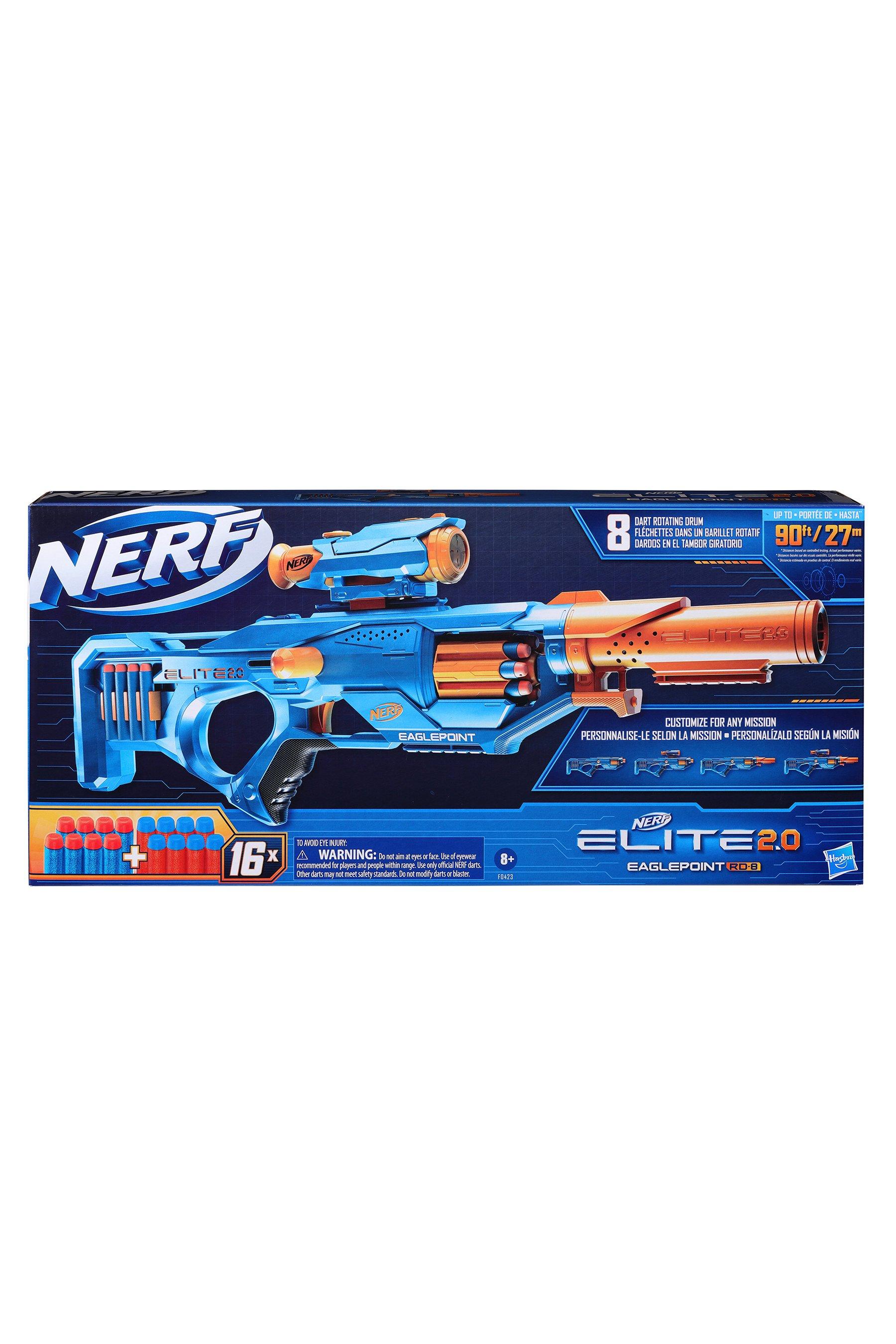 Nerf Elite 2.0 Eaglepoint Rd-8 Blaster, Blasters & Soakers, Baby & Toys