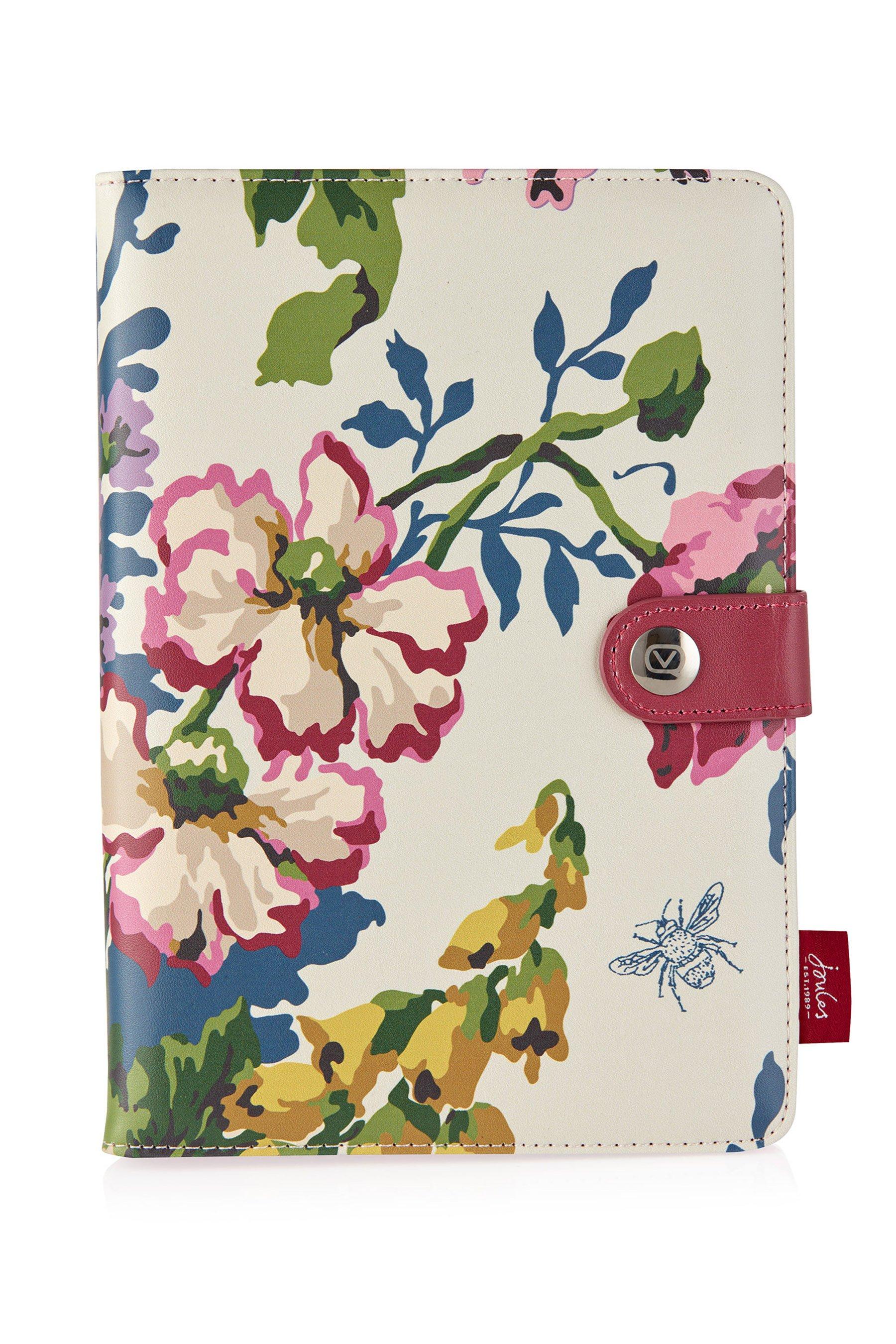 vq 7/8 inch tablet case – joules cambridge floral cream - natural