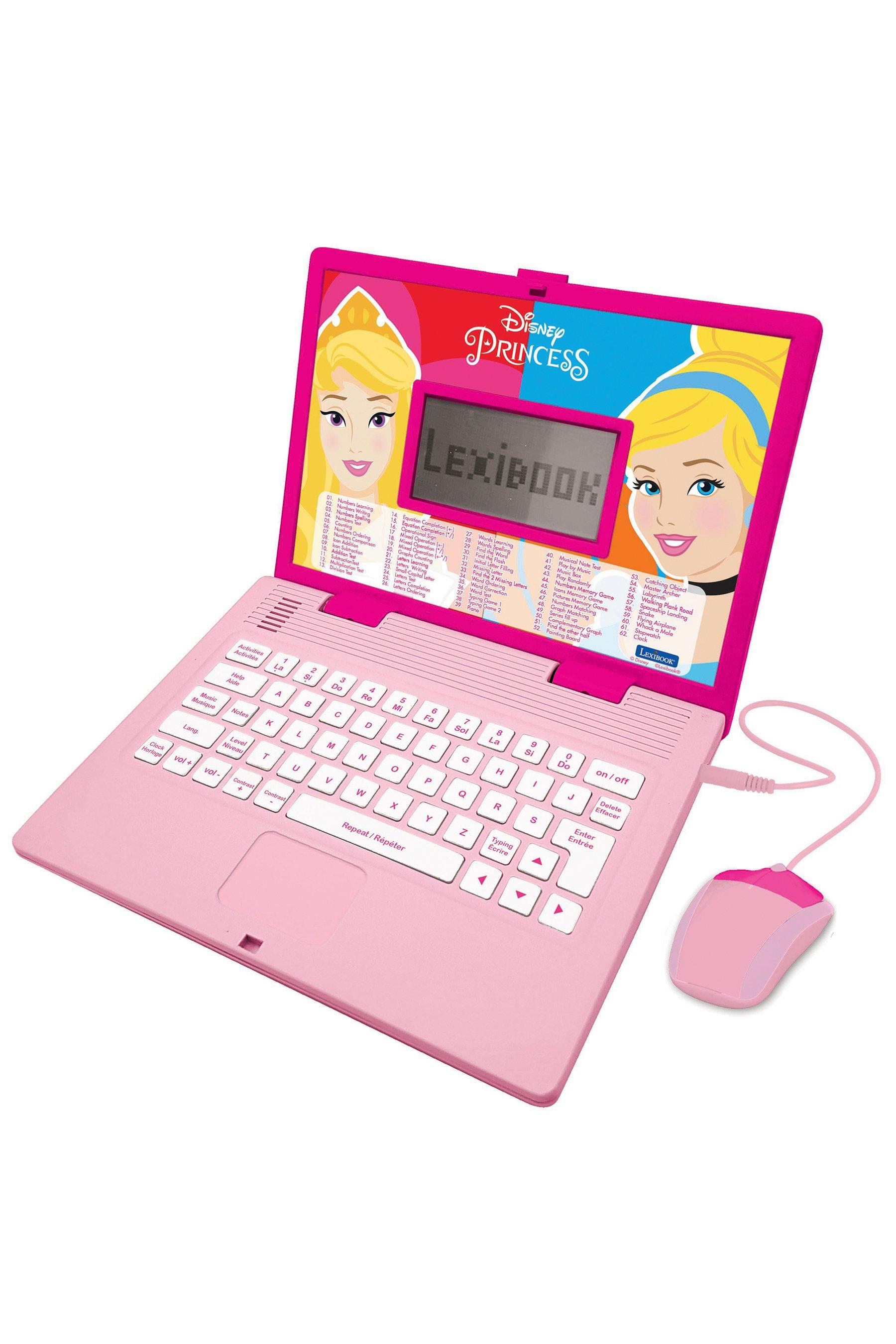 lexibook educational laptop disney princess - pink