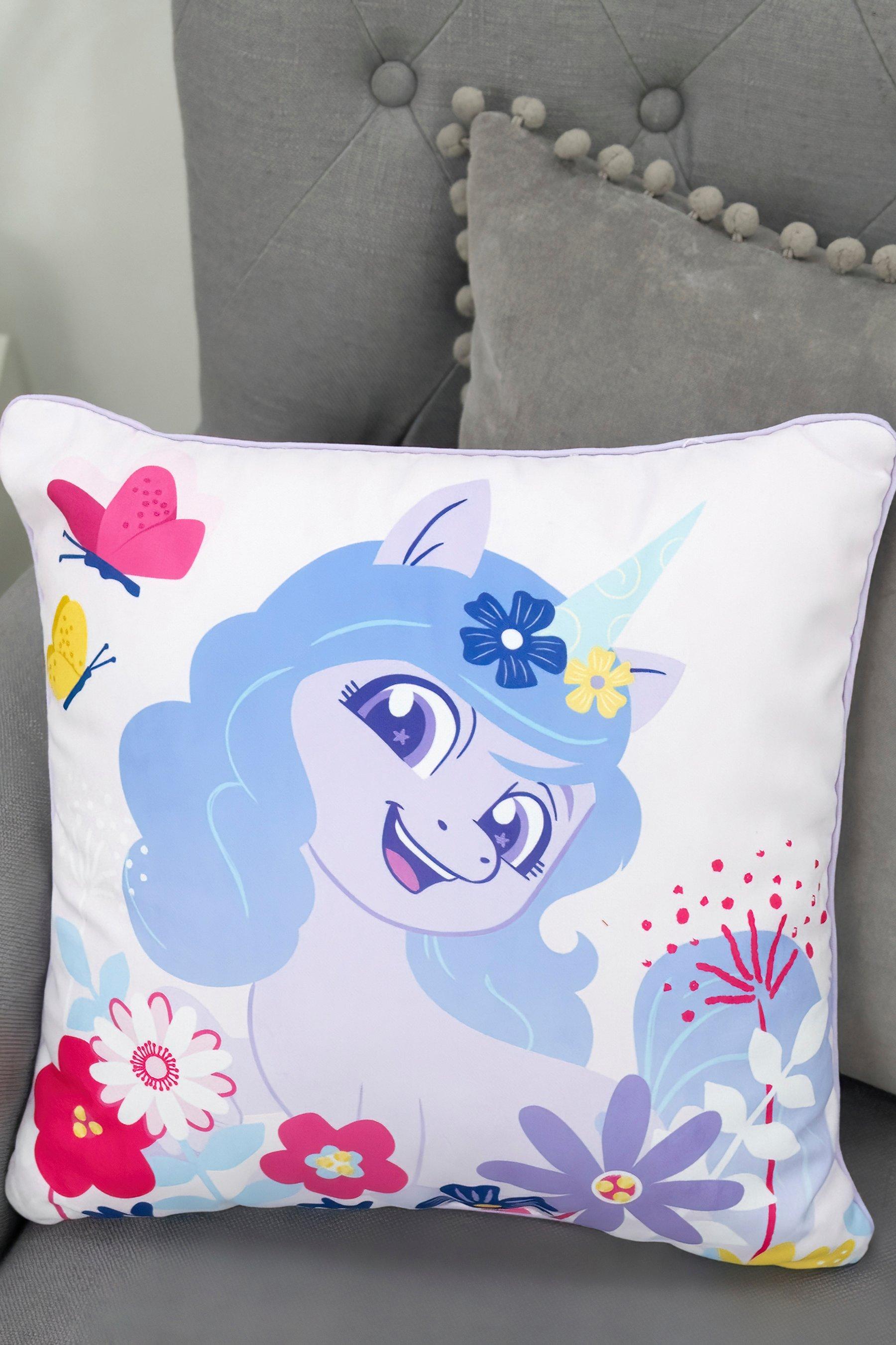 my little pony butterfly square cushion - size: 40x40cm - print
