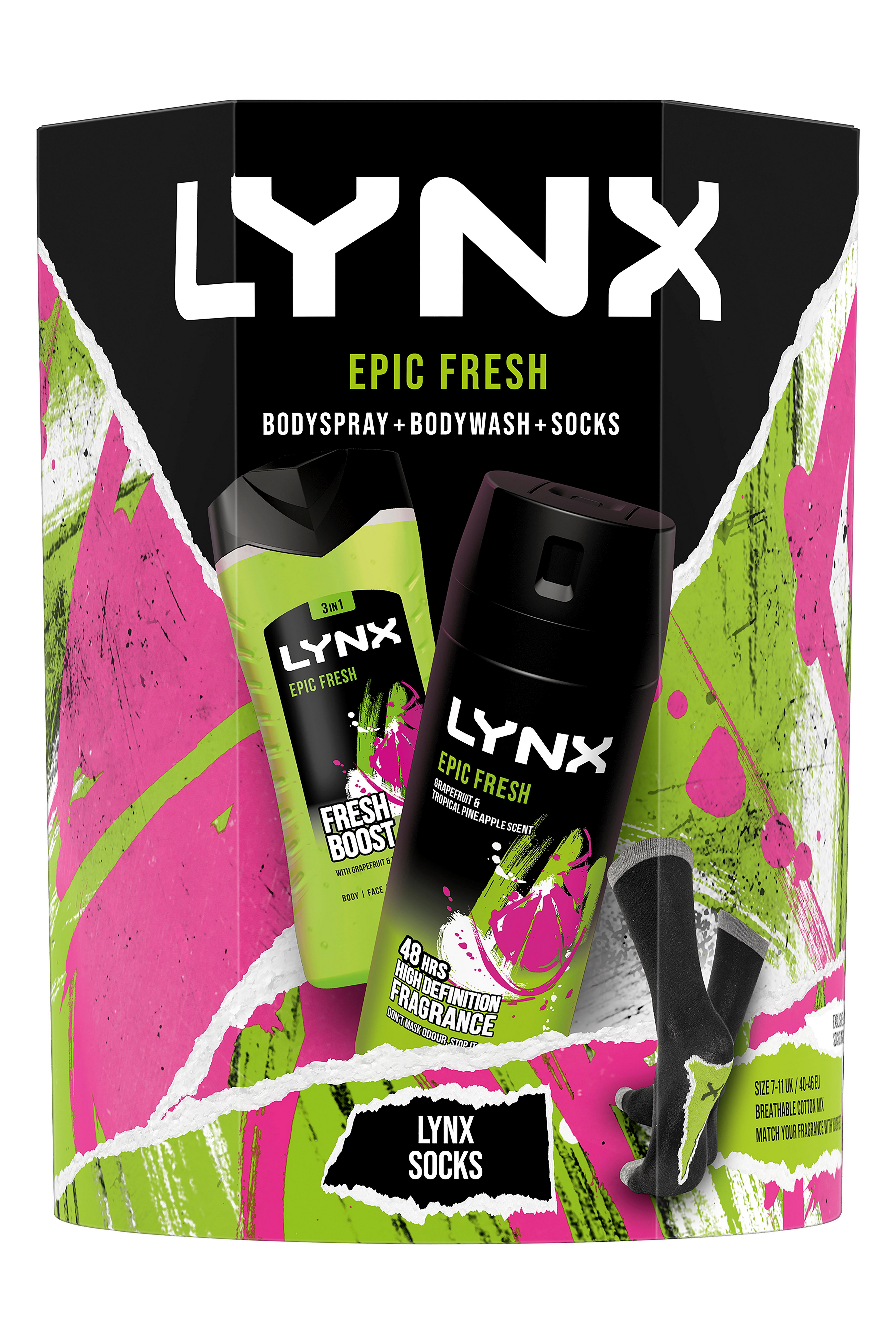 Lynx Epic Fresh Duo & Socks Gift Set