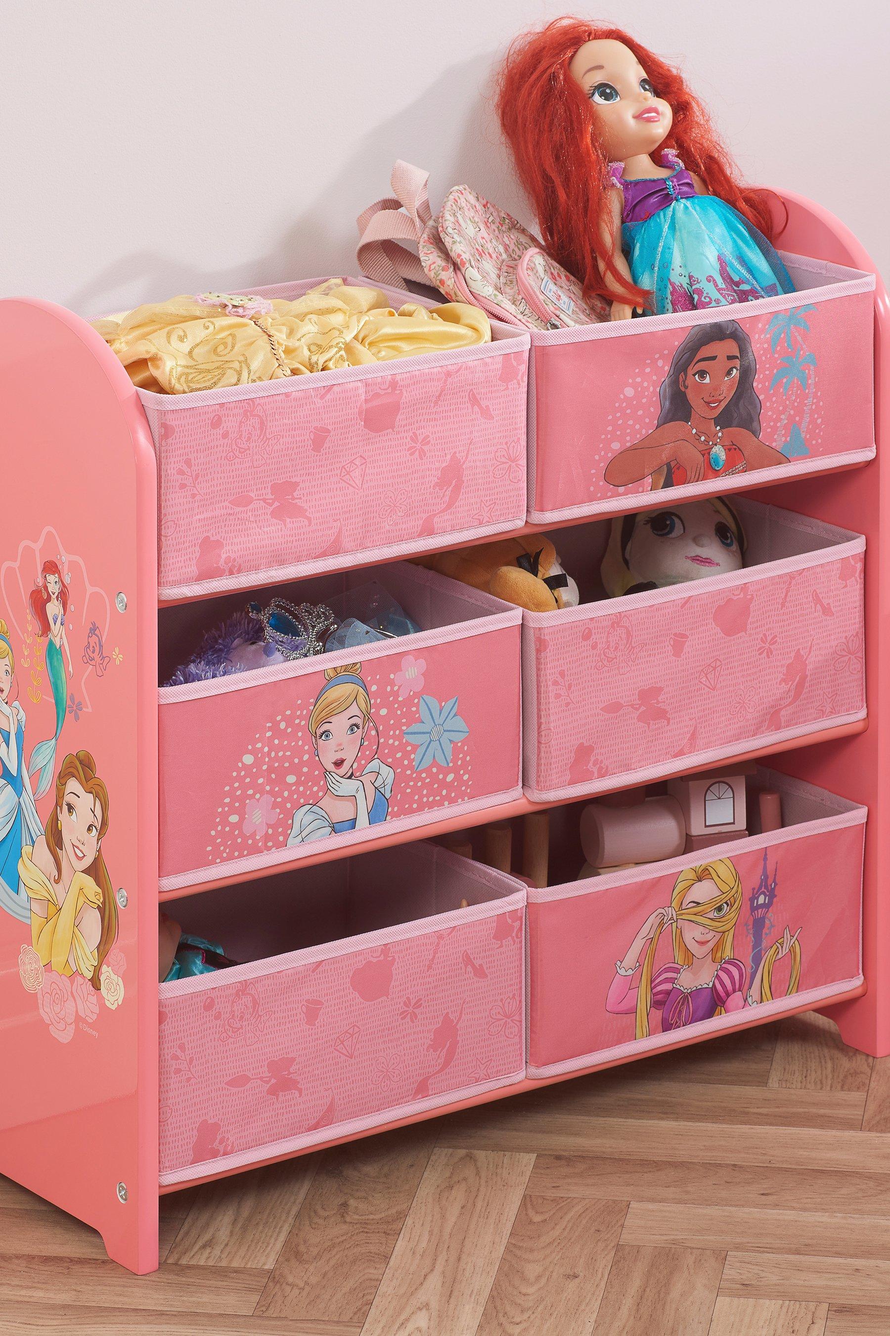 disney princess storage unit - pink - mdf
