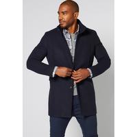 Image of Selected Homme Navy Wool Coat