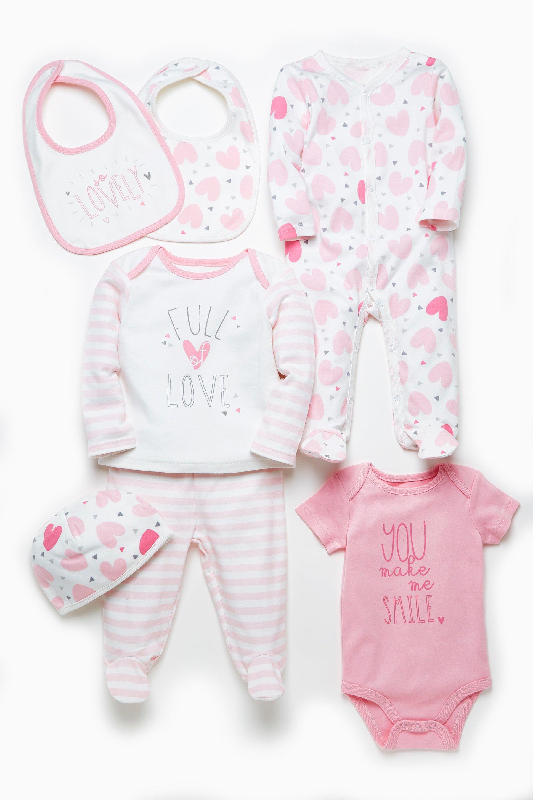 baby girl 7 piece set