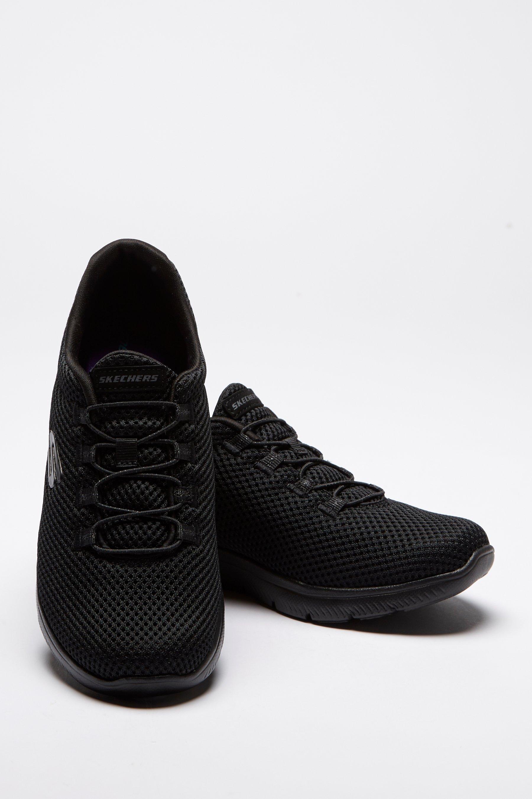skechers summits bungee lace trainers