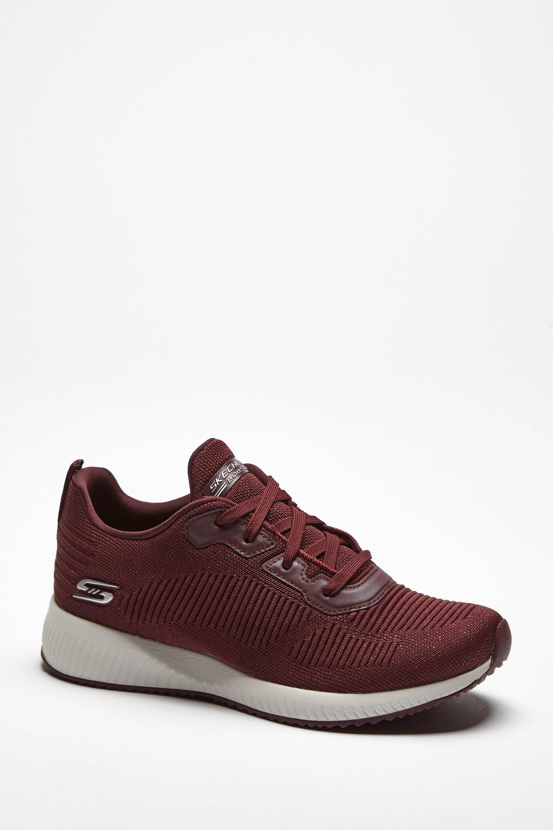 skechers bobs squad burgundy